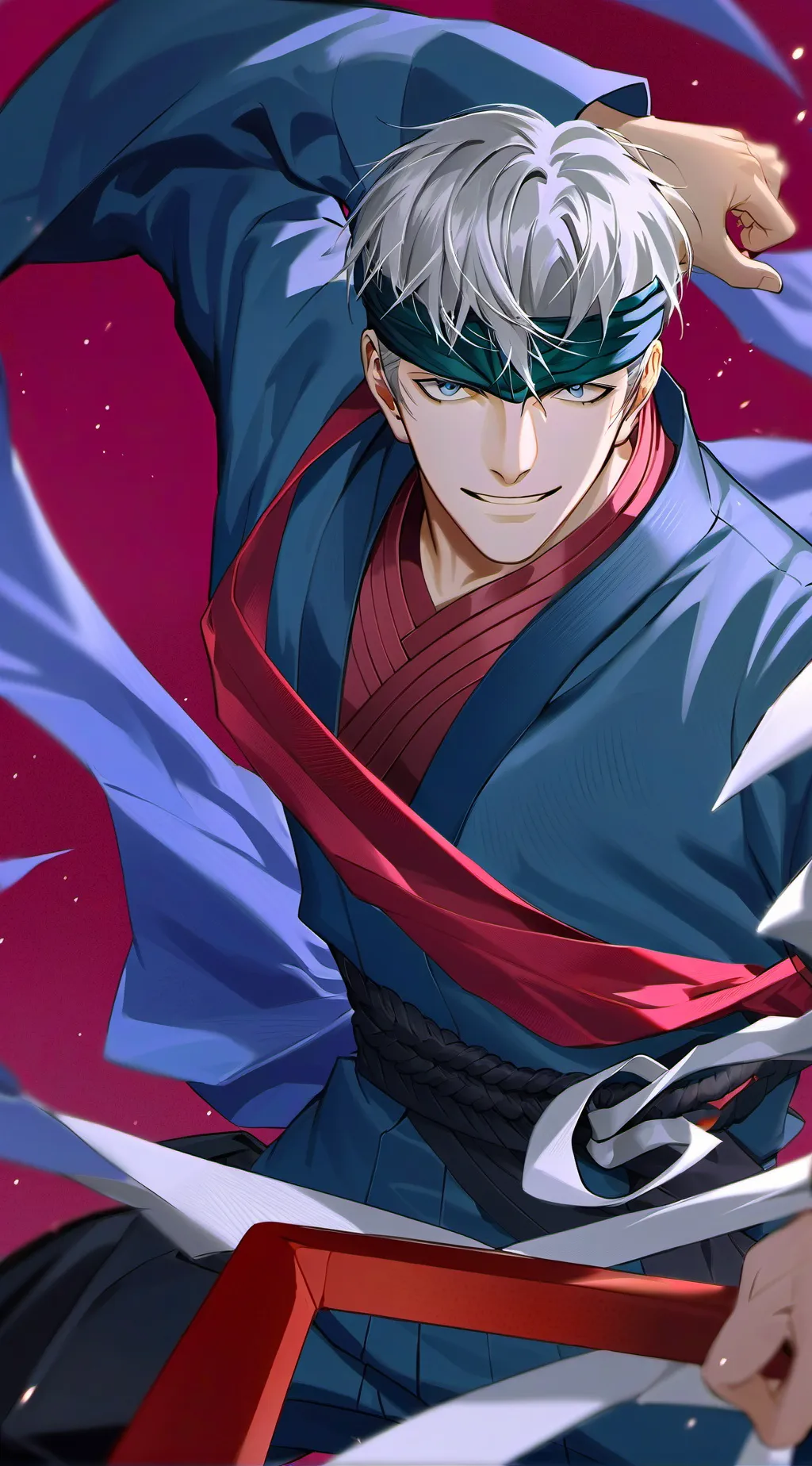 ai character: Gojo Satoru background