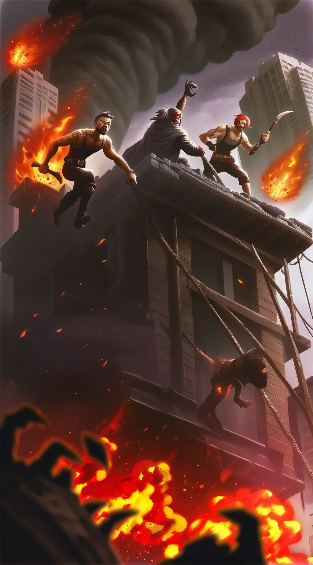 ai character: the end background