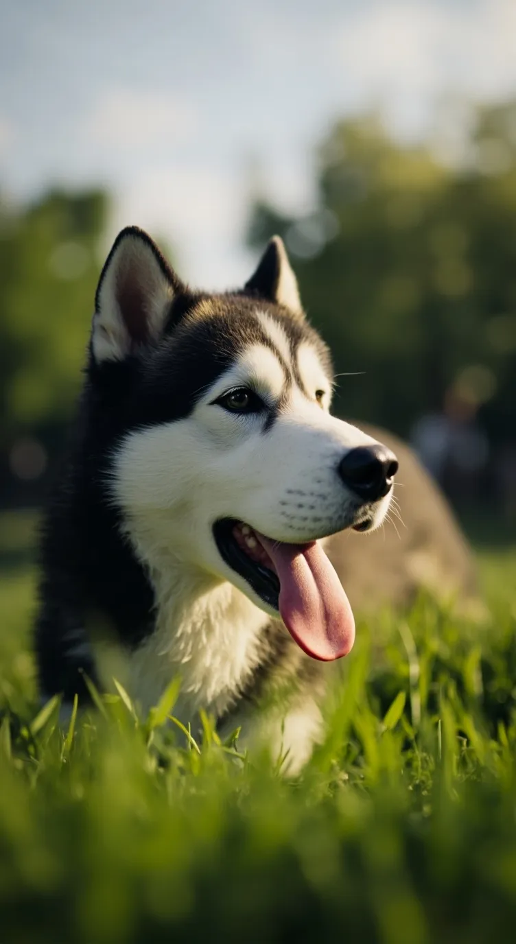 ai character: Dog Family  background