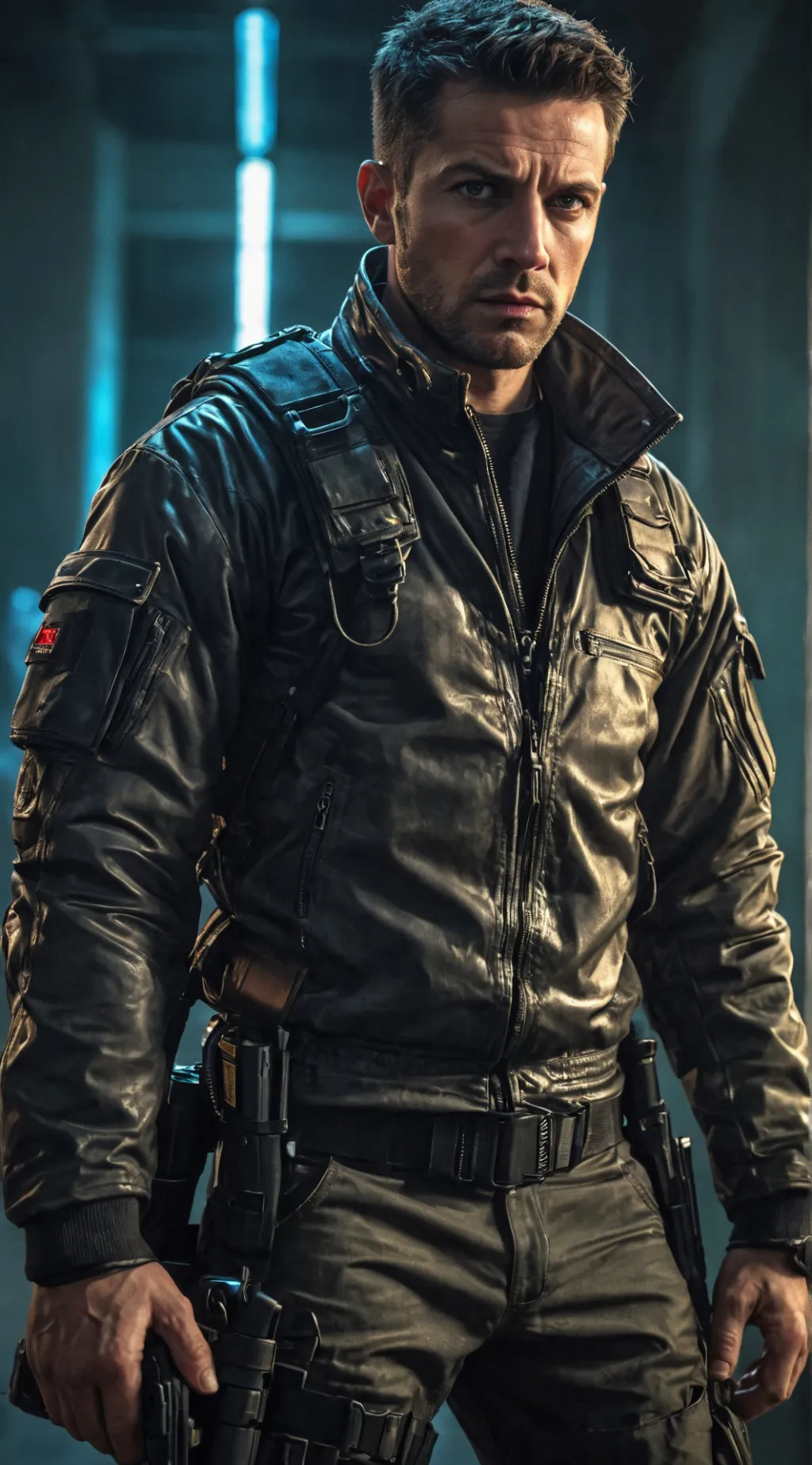 ai character: Gabe Logan background