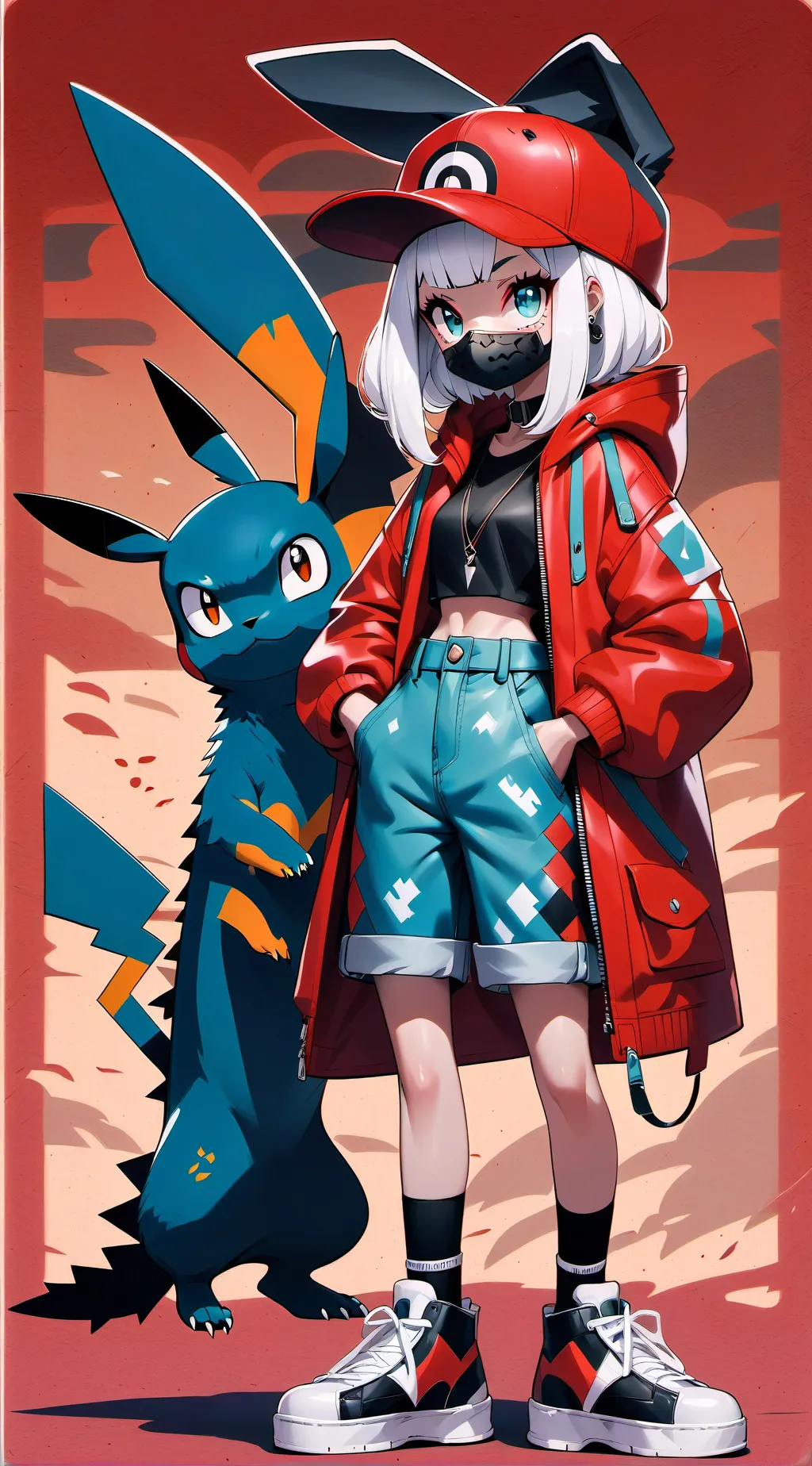 ai character: animal feminim background