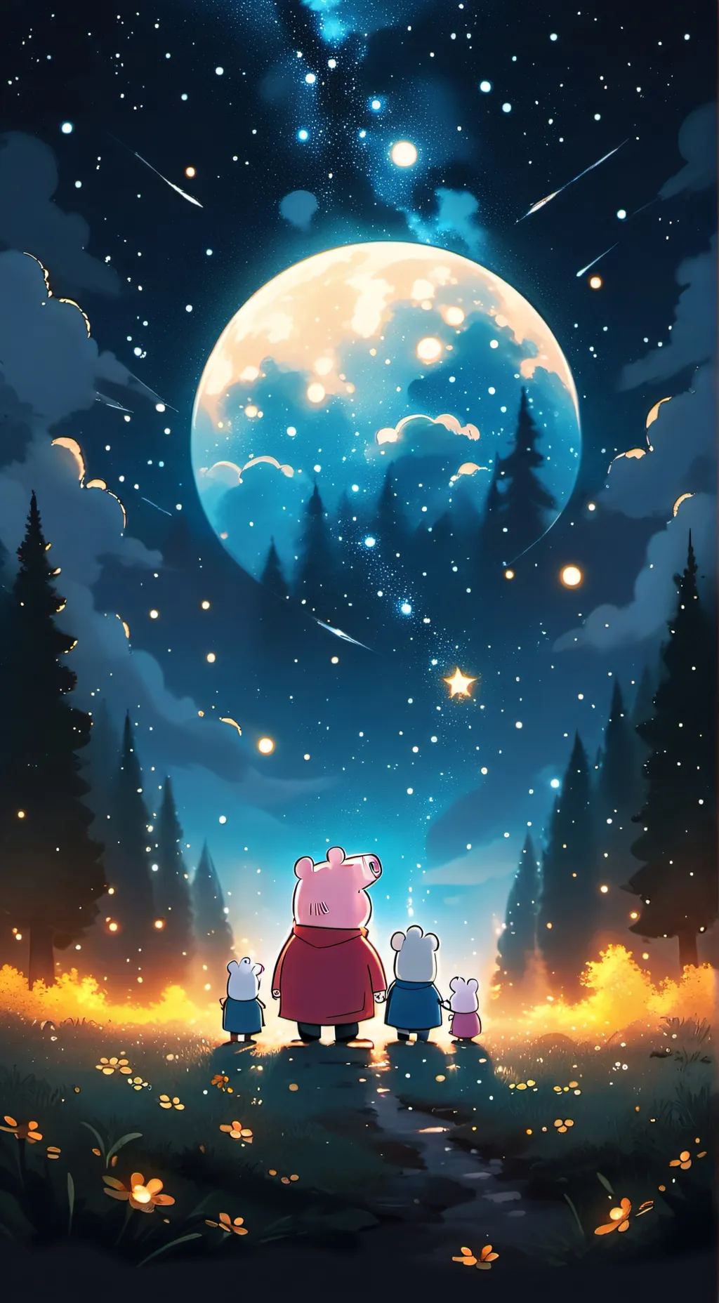 ai character: peppa background