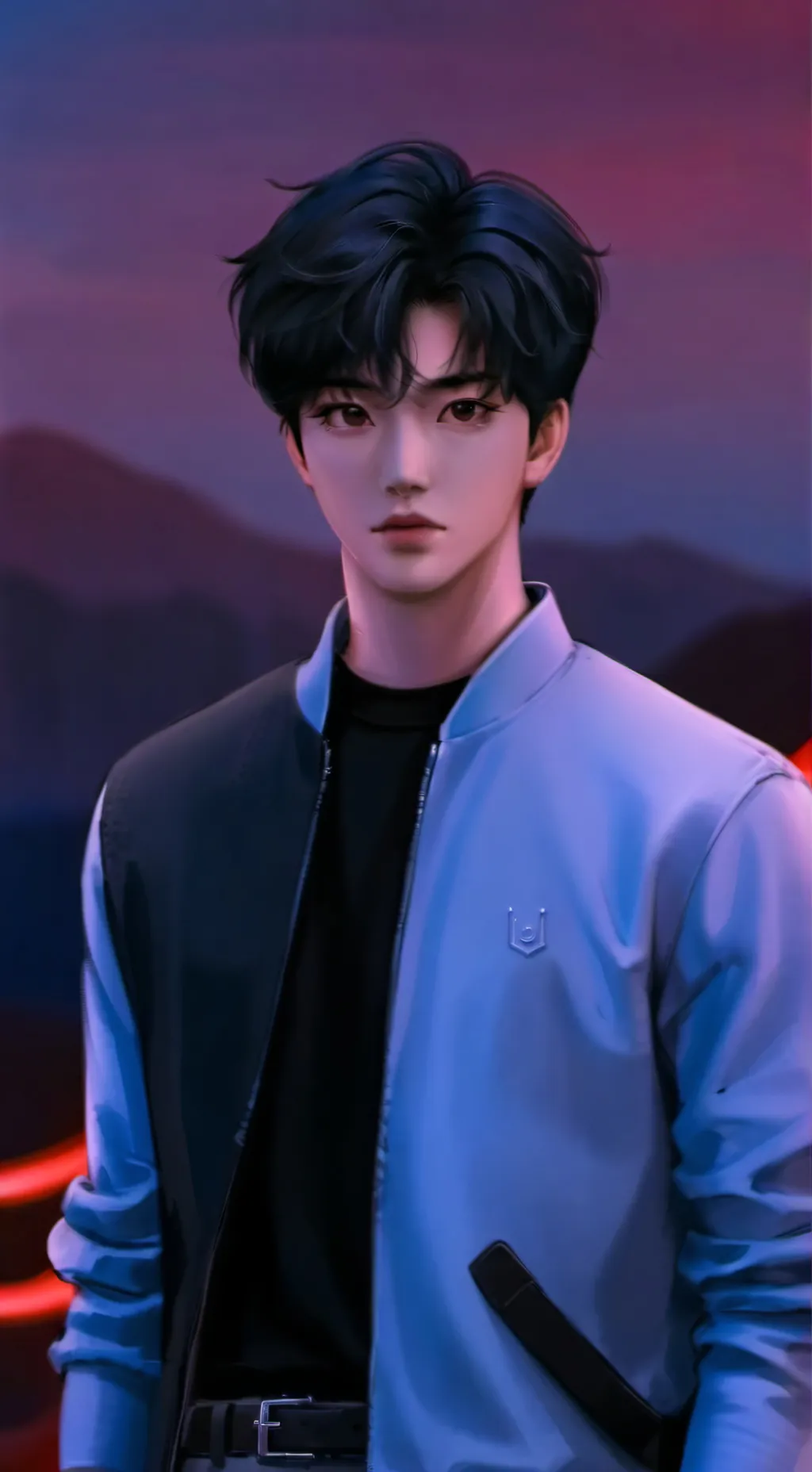 ai character: Max background