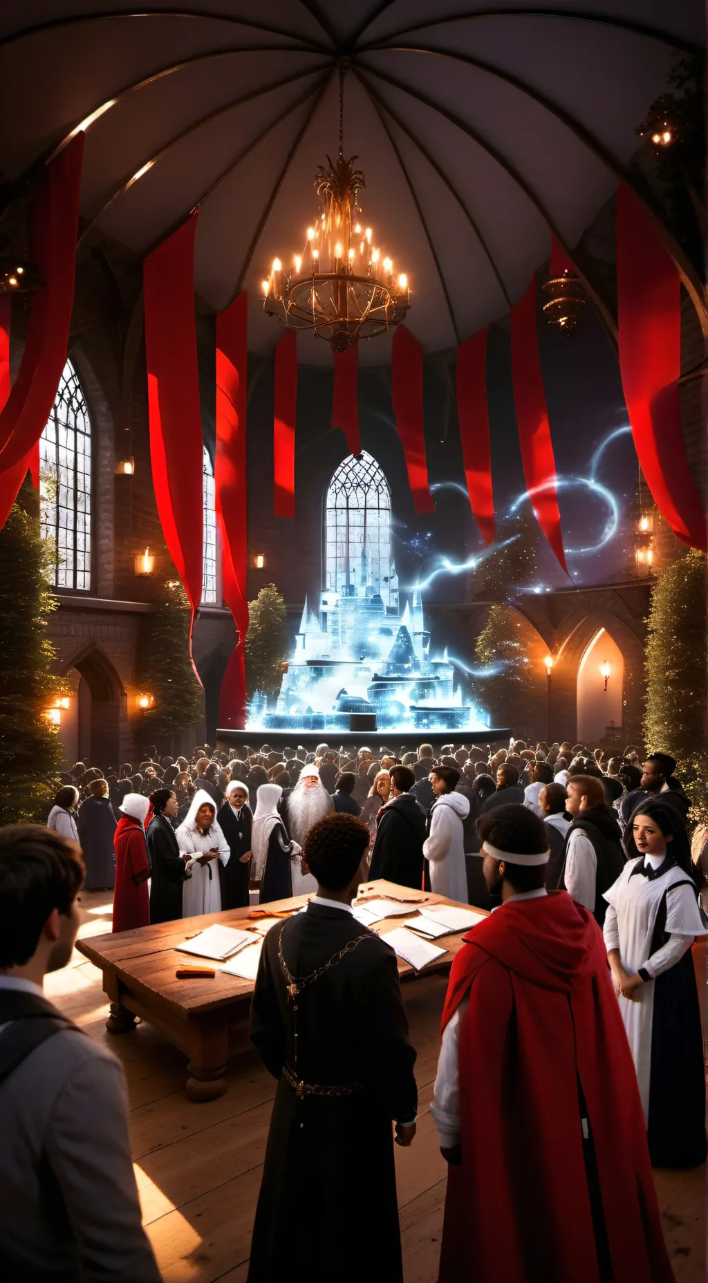 ai character: The Arcane Academe background