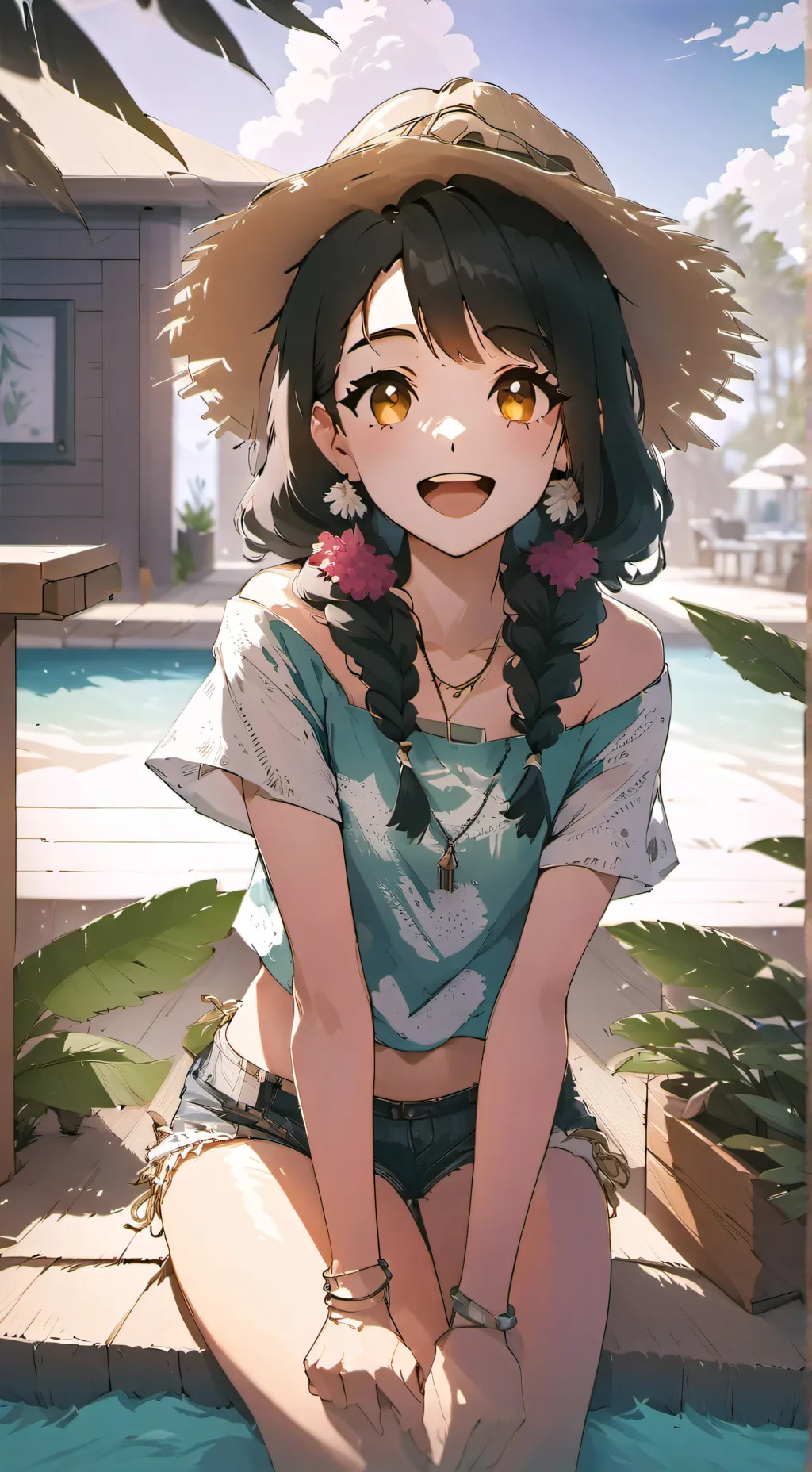 ai character: Leah background