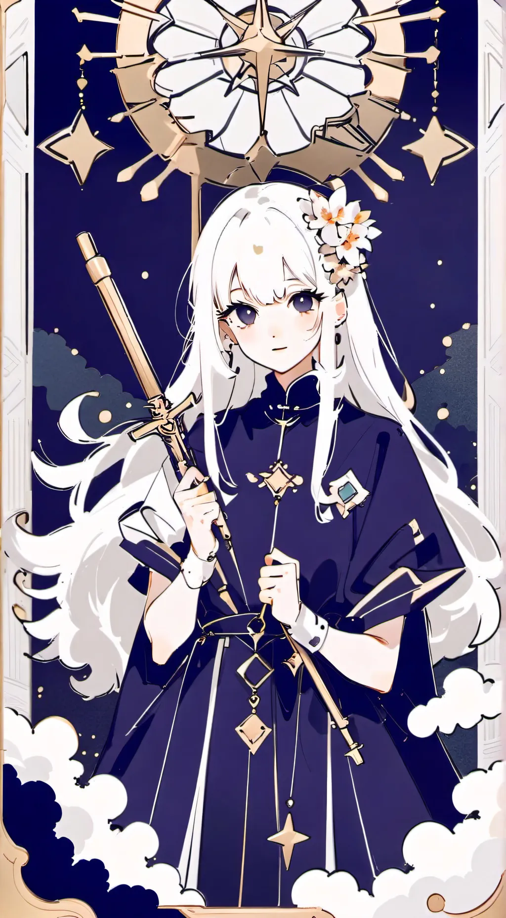ai character: tu hija luna background