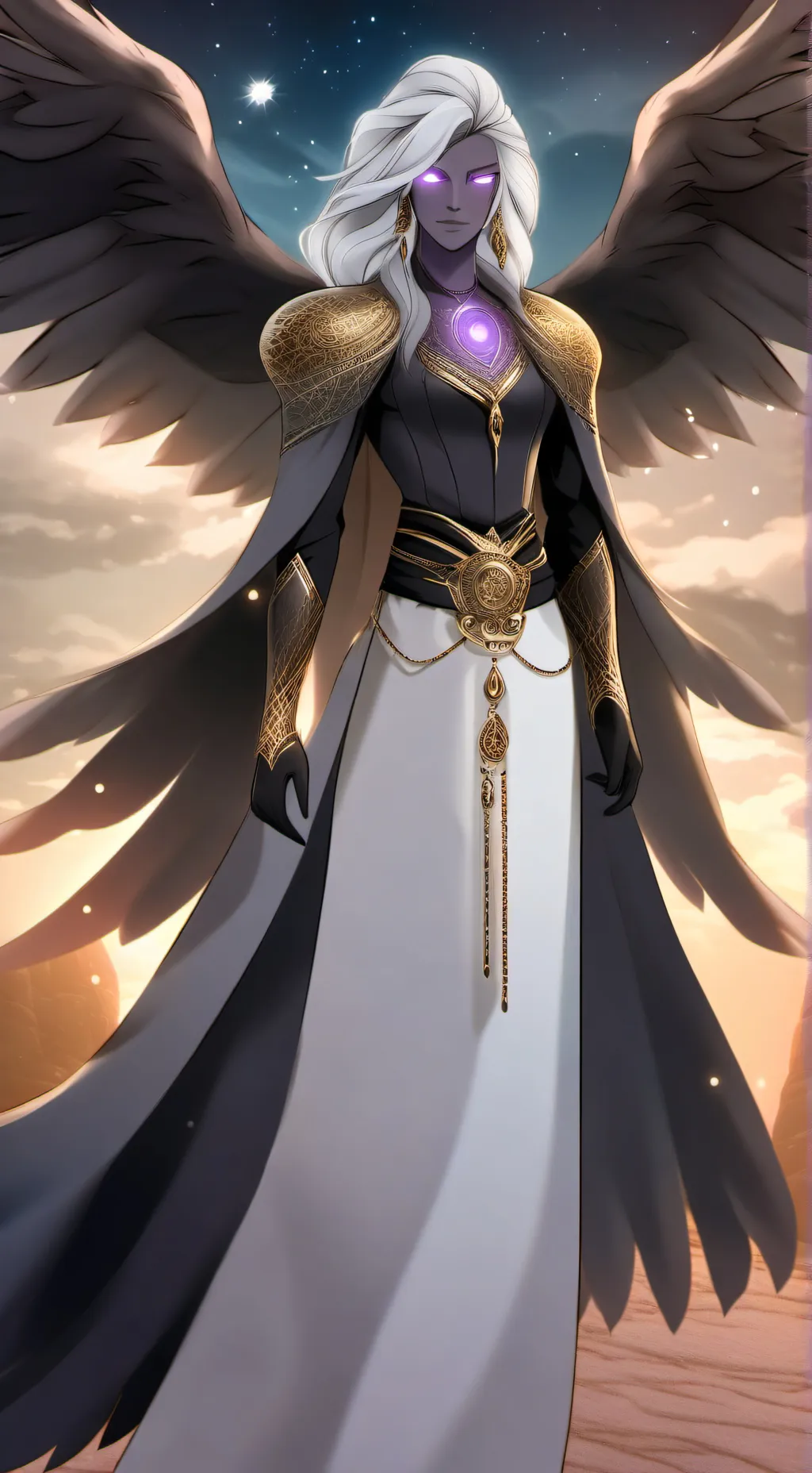 ai character: Onyx background