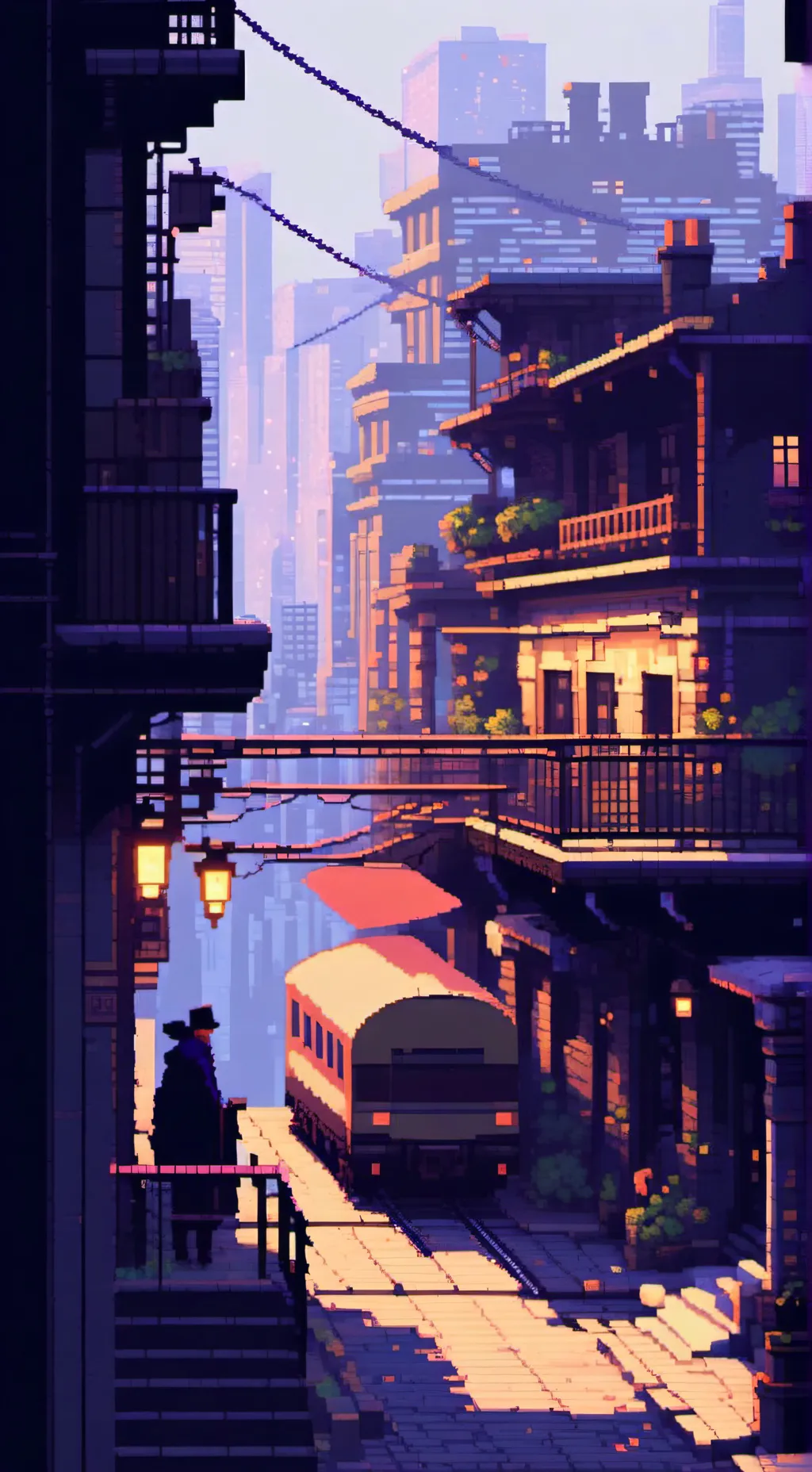 ai character: The world winter background