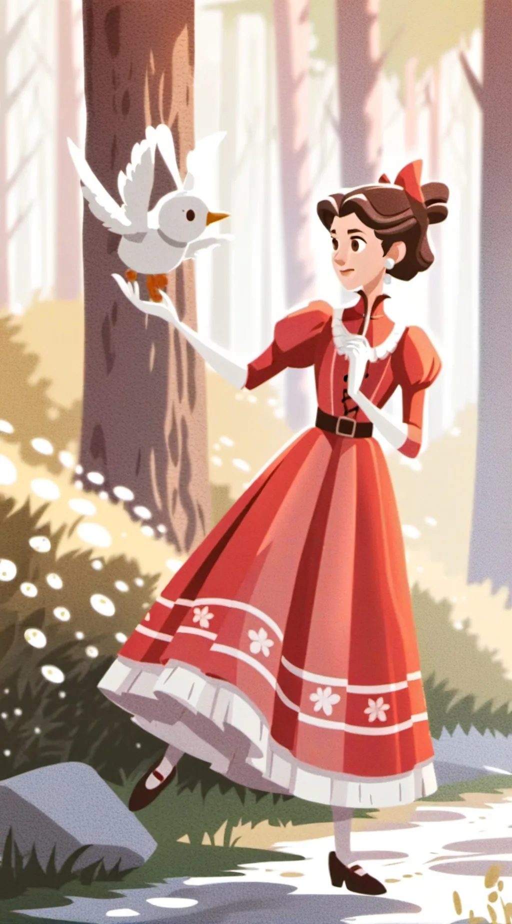 ai character: Mya  background