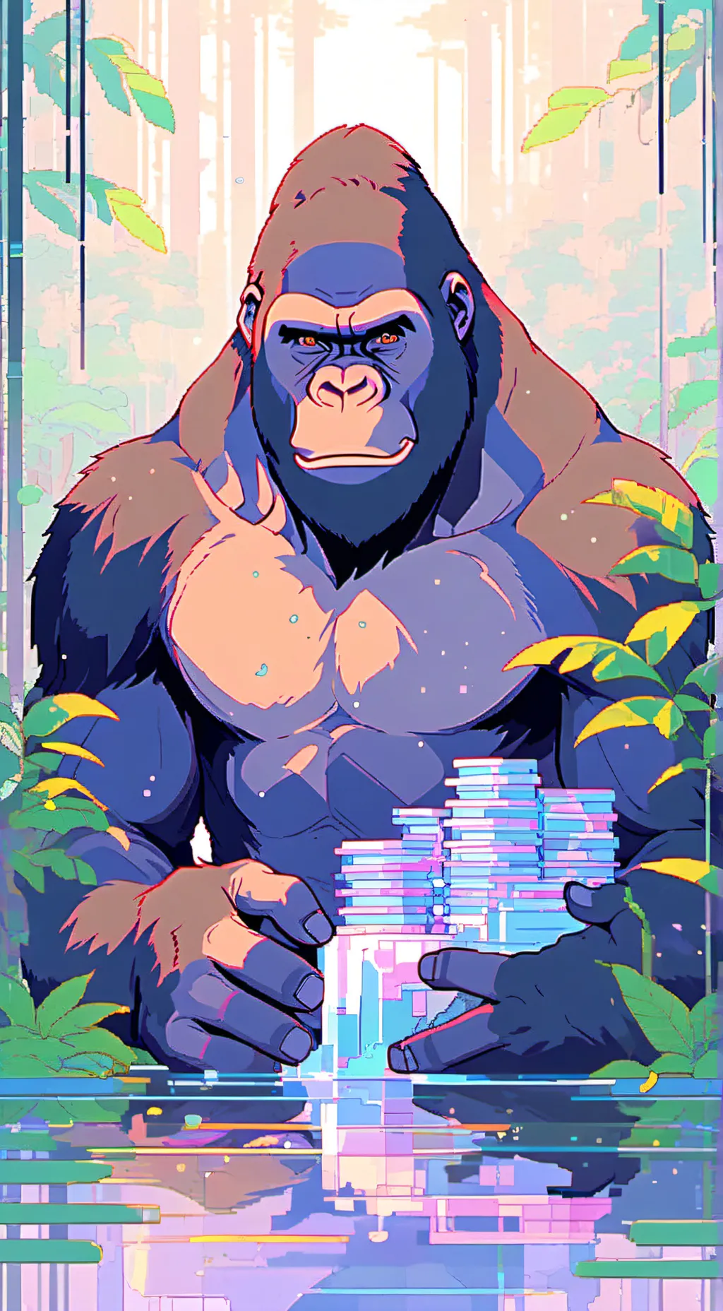 ai character: 100 humanos background