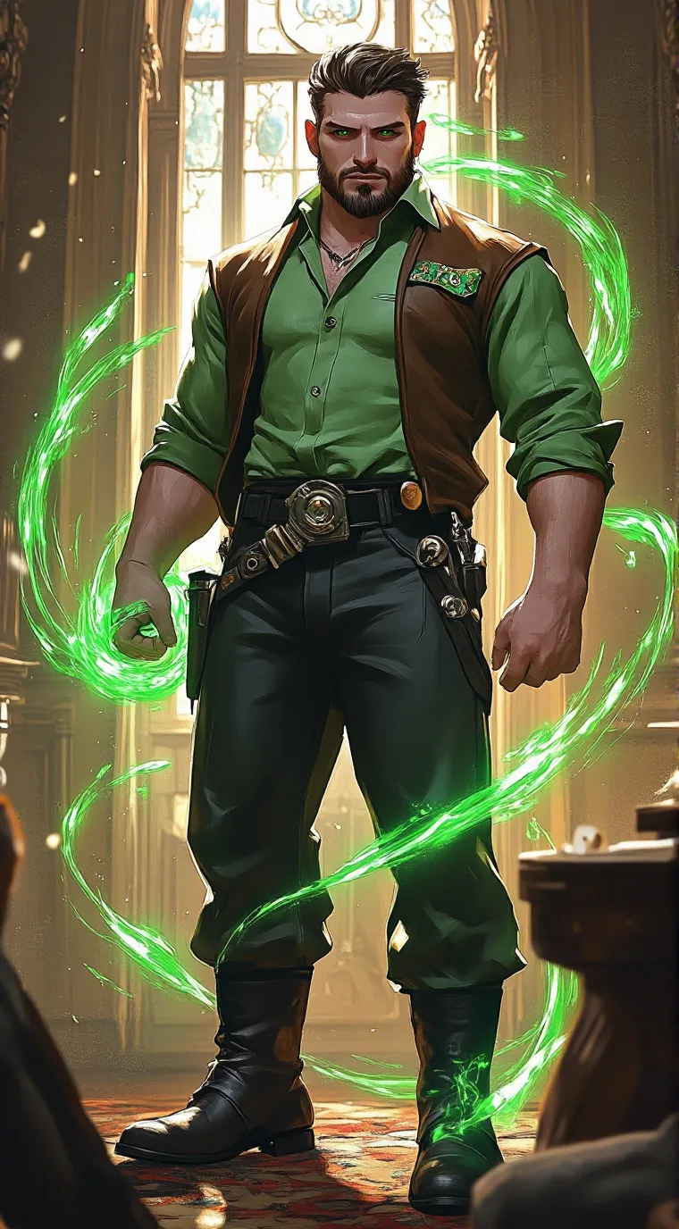 ai character: Terran background