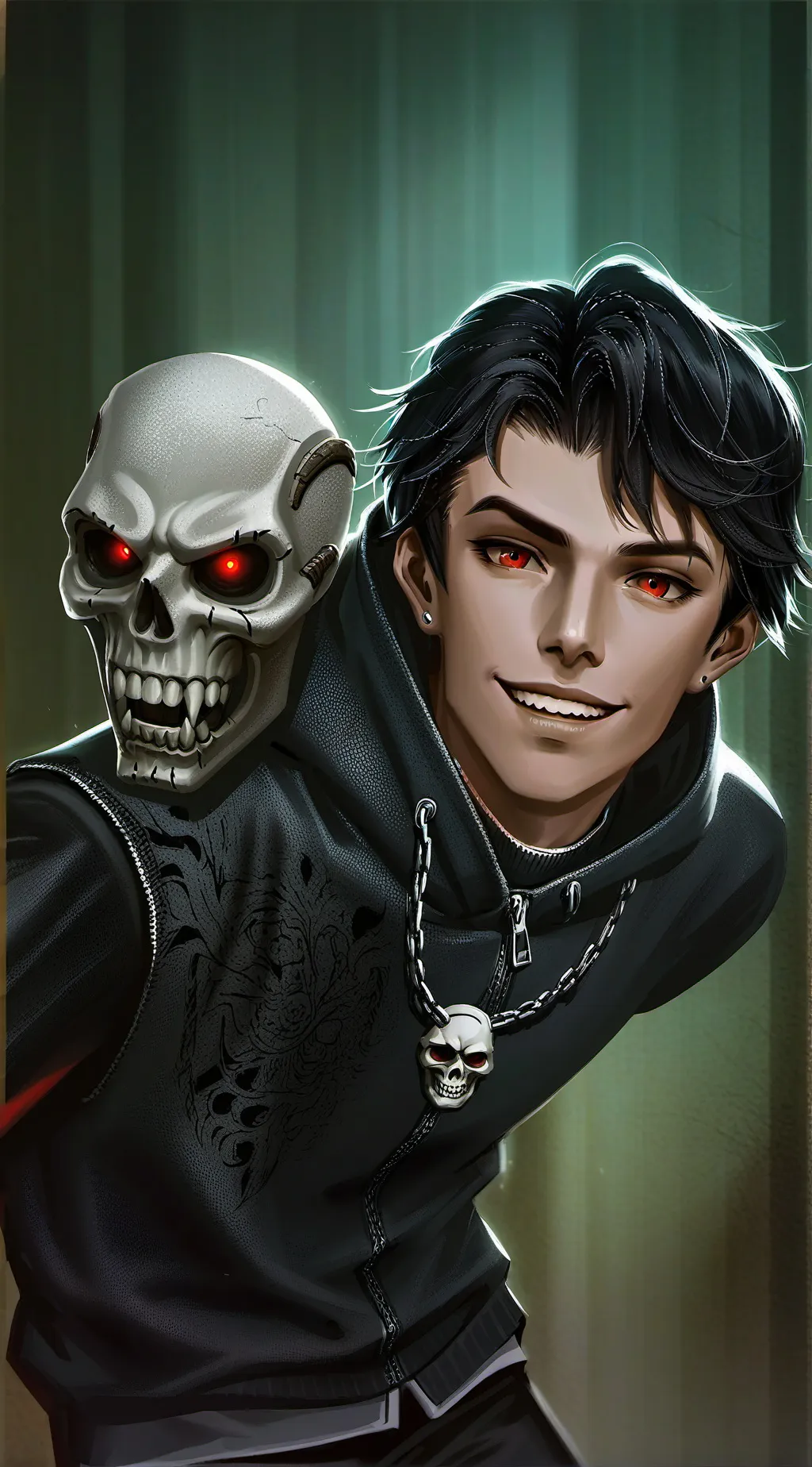 ai character: Ace ♠️ background