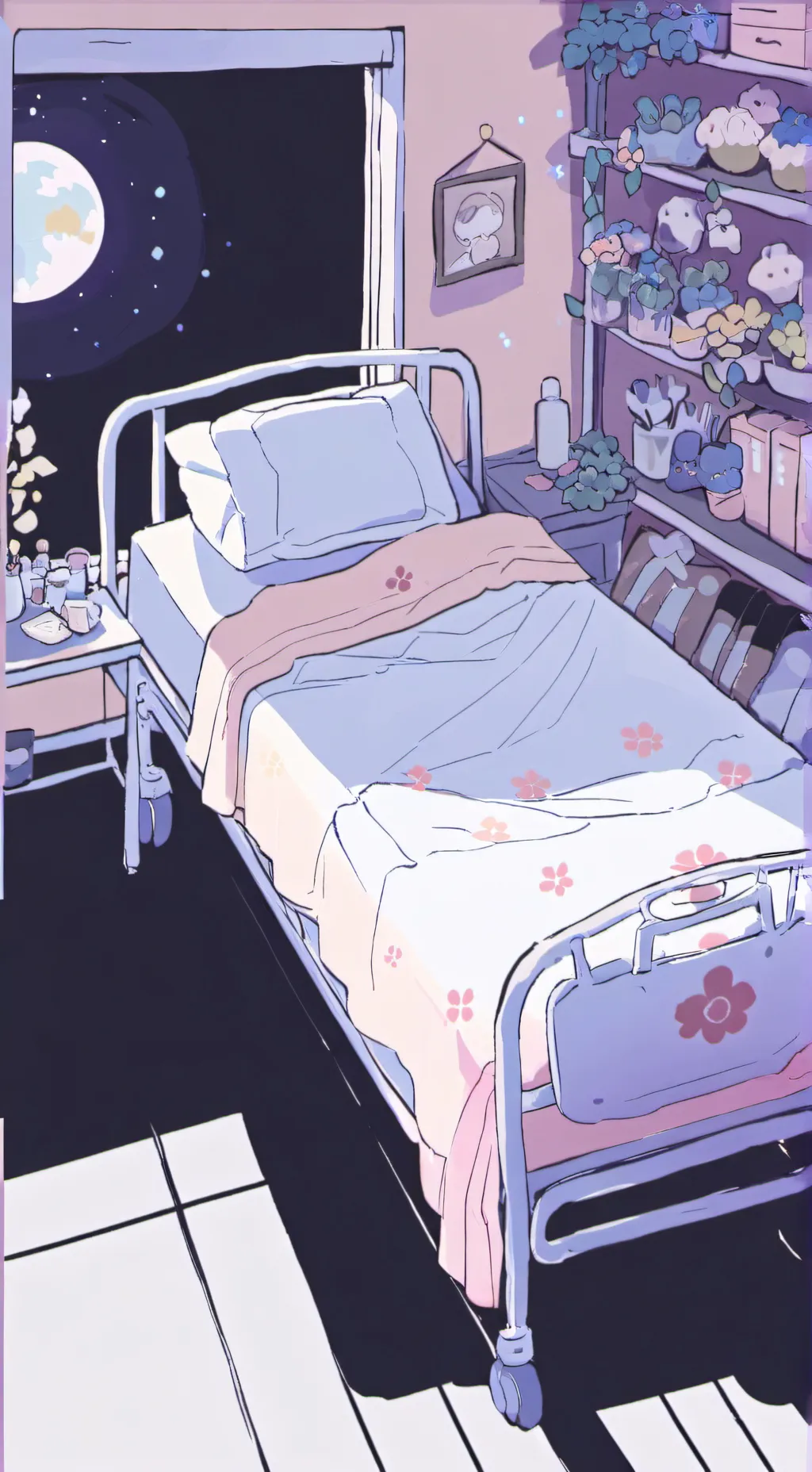 ai character: HH Sick day background