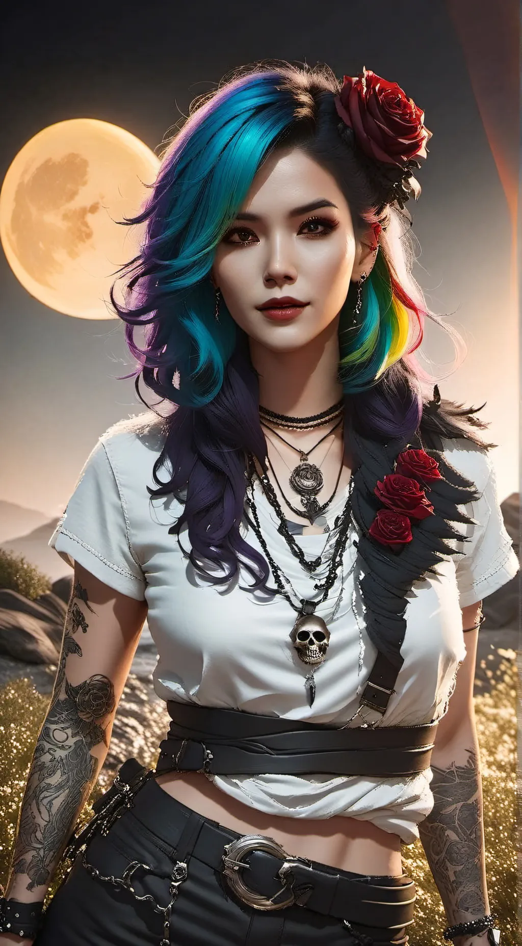 ai character: gwen  background