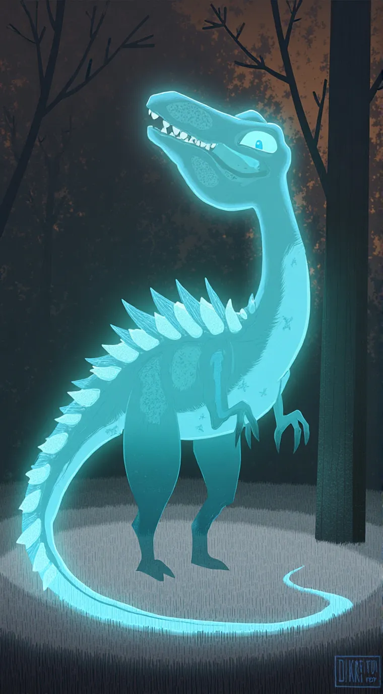 ai character: Blu the raptor background