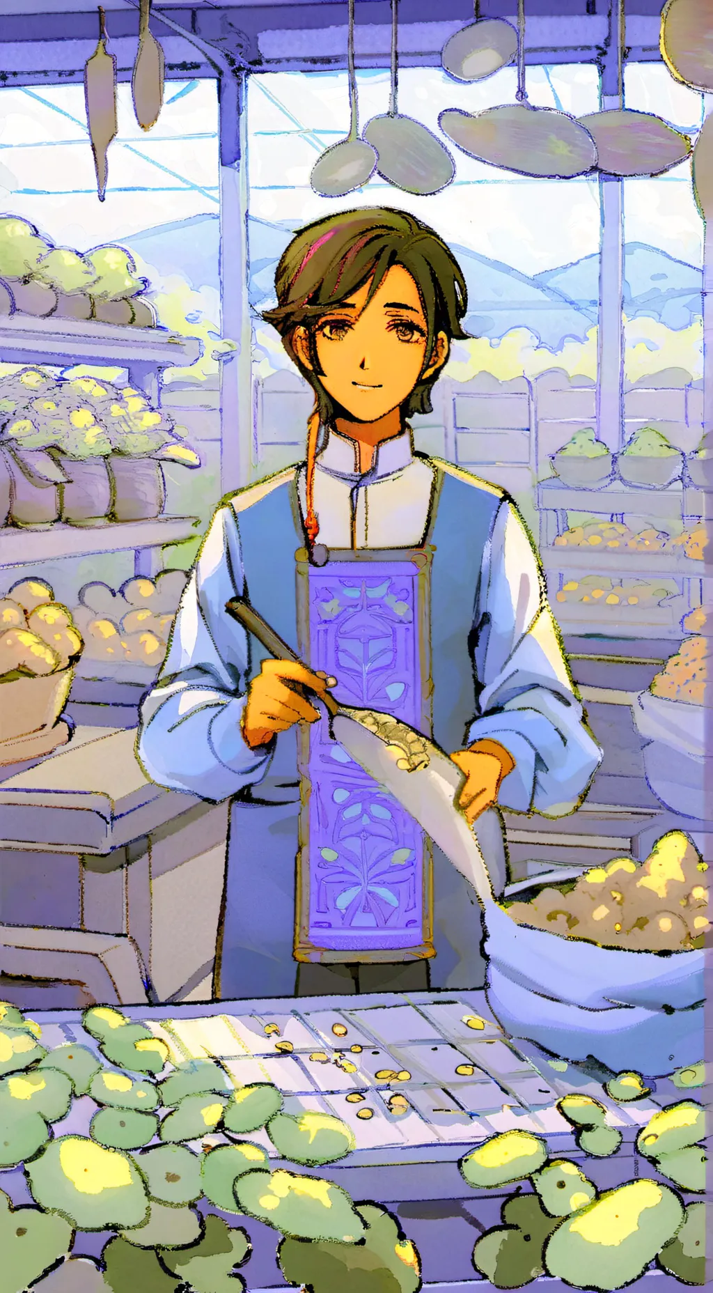 ai character: seed buyer gag background