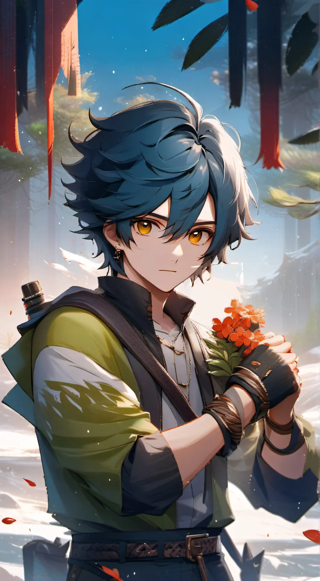 ai character: Xavier  background