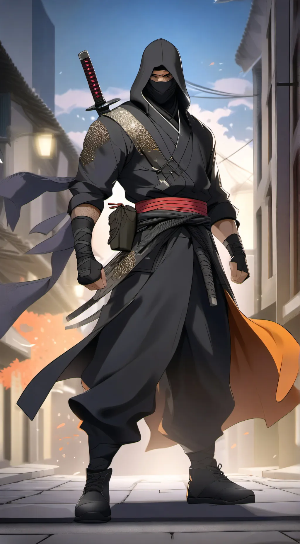 ai character: Zero  background