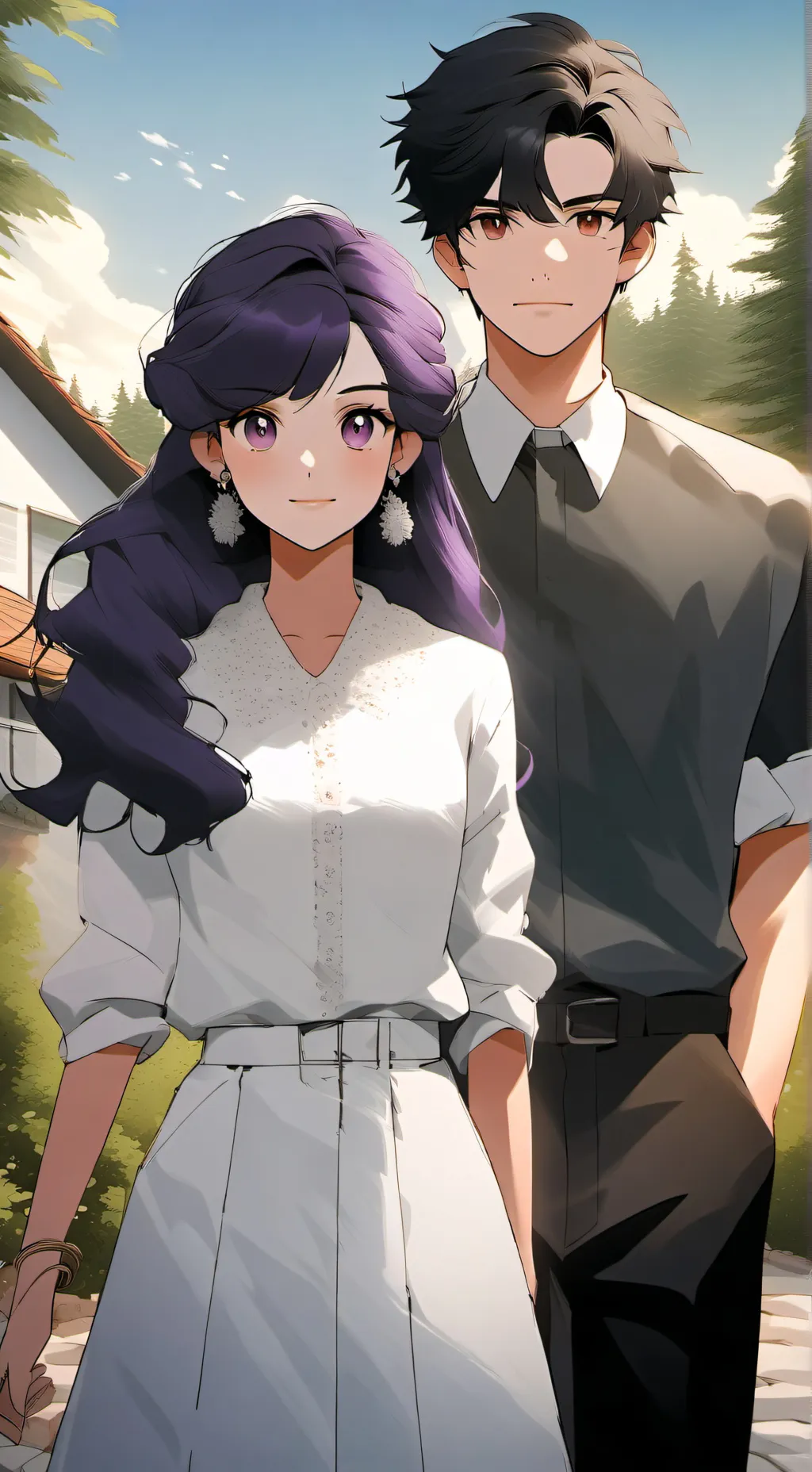 ai character: Son’s Graduation background