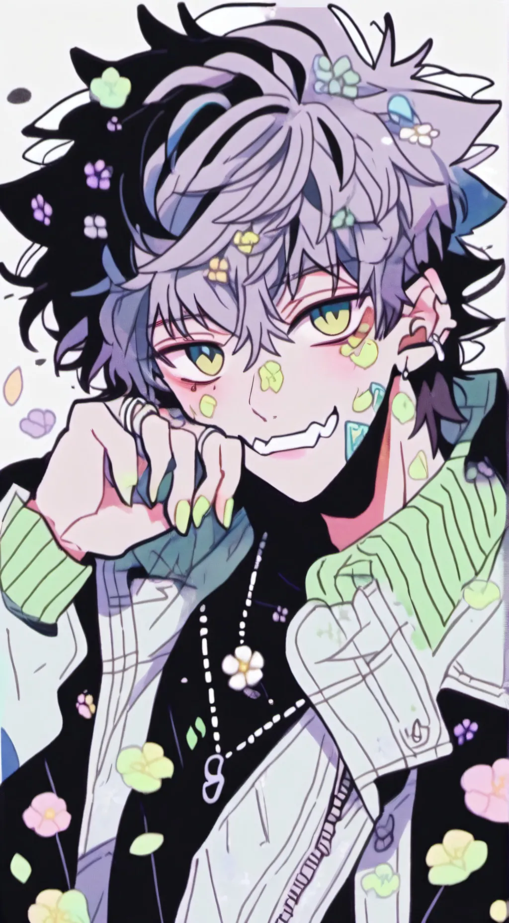 ai character: Werewolf x Vampire background