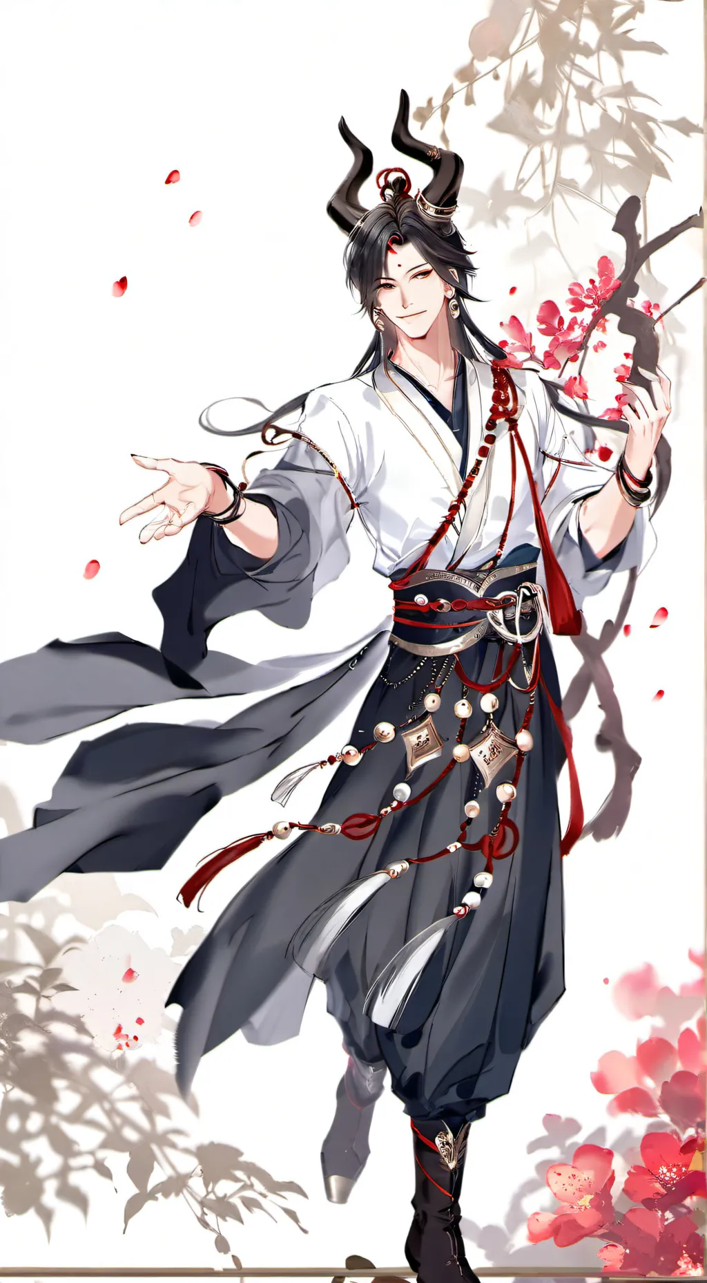 ai character: No Name Demonking  background