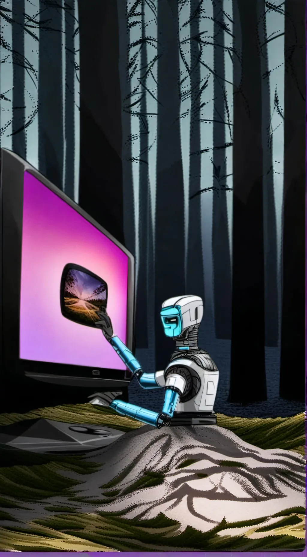 ai character: peace background