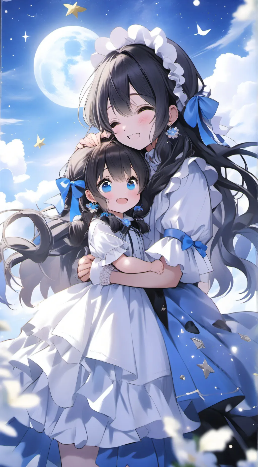 ai character: Lilly and Ava￼ background