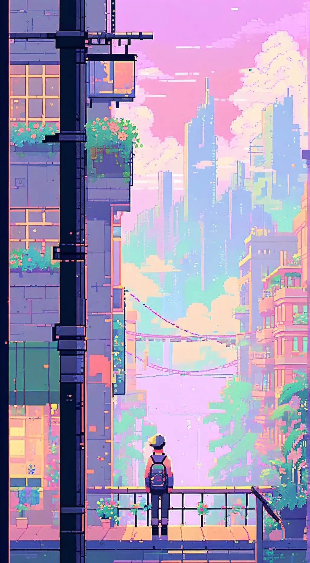 ai character: alphabets background