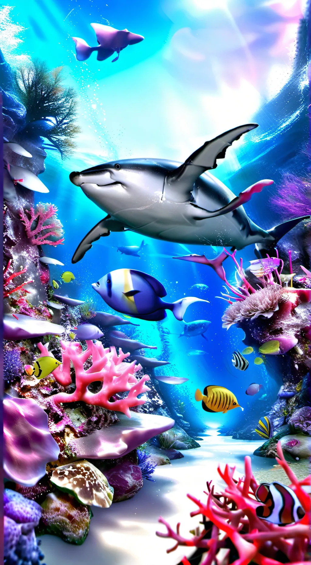 ai character: Fisch background