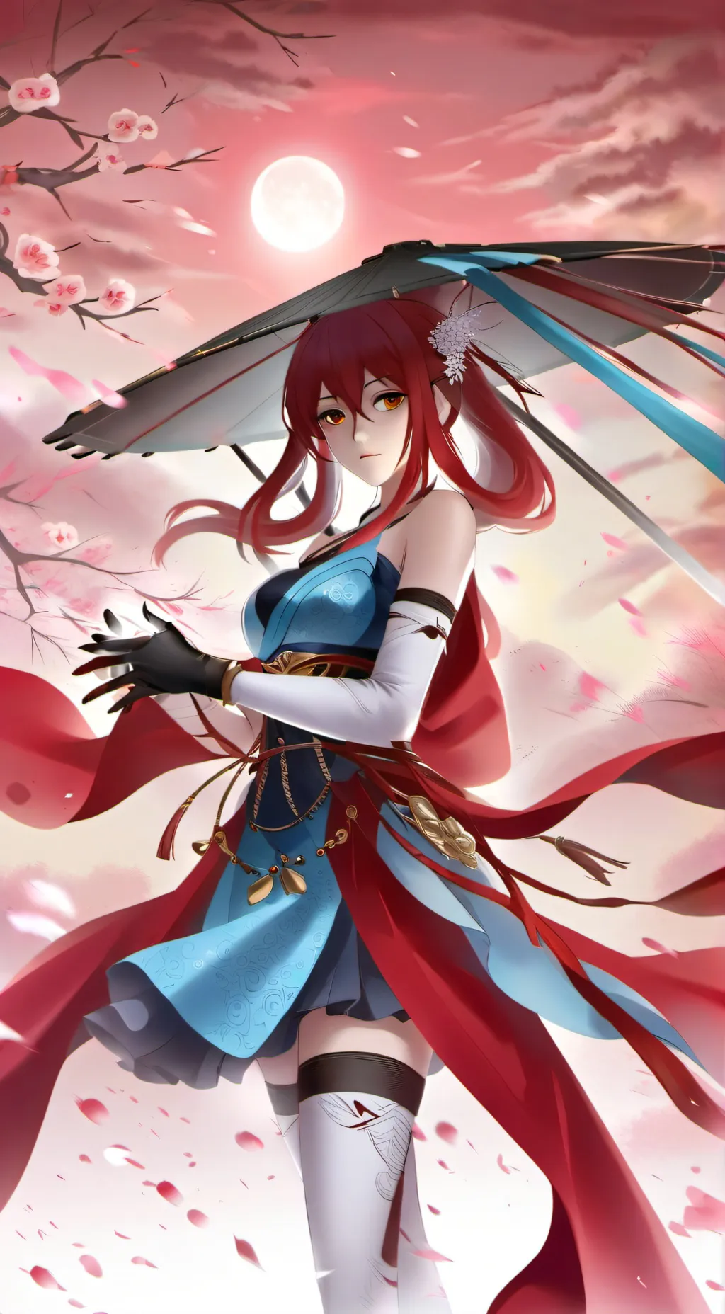 ai character: Erza Scatlet background