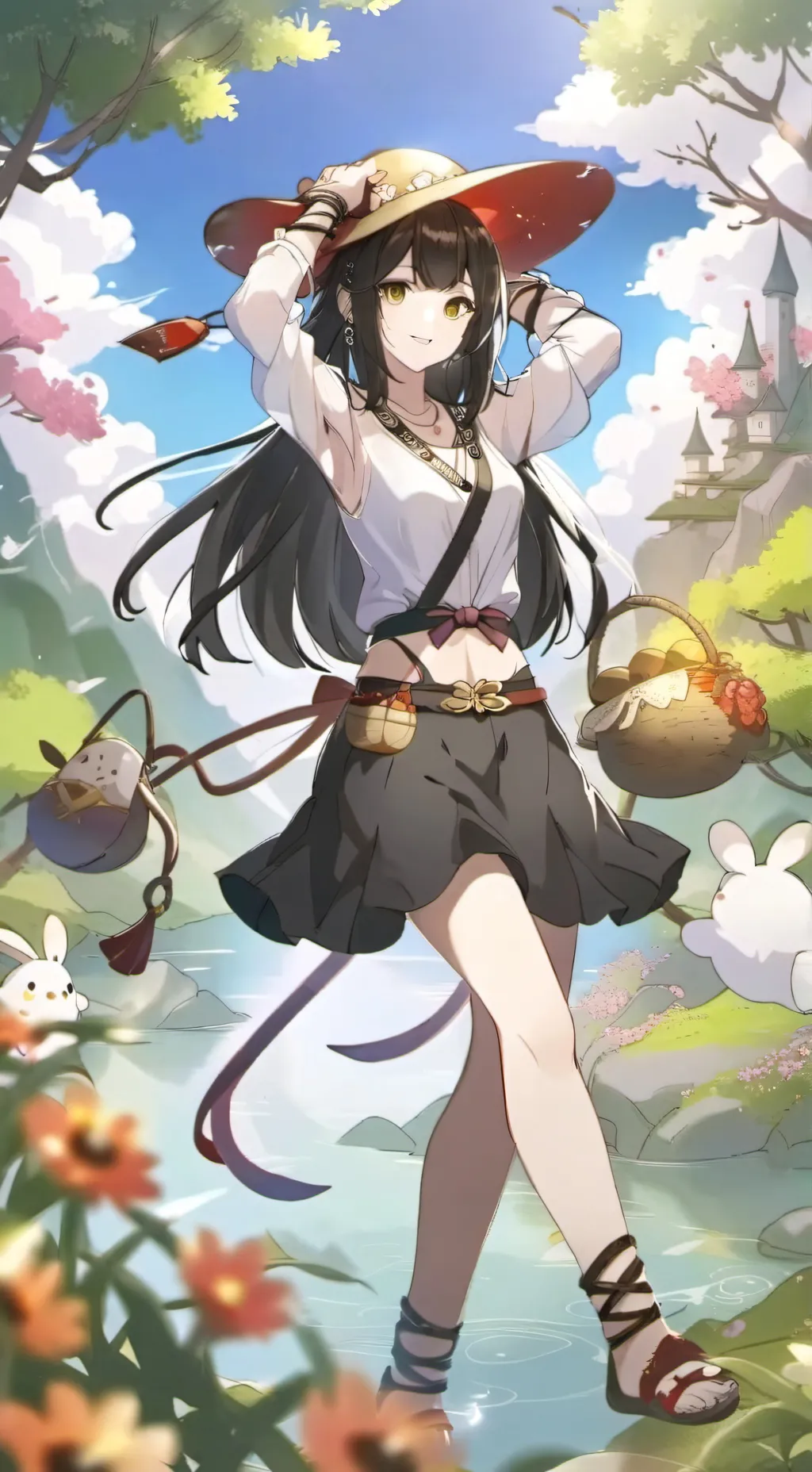 ai character: grace background