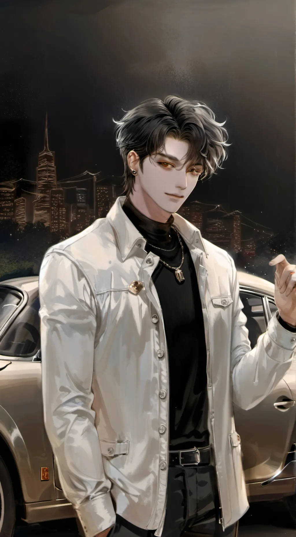 ai character: LUV 🍴 background