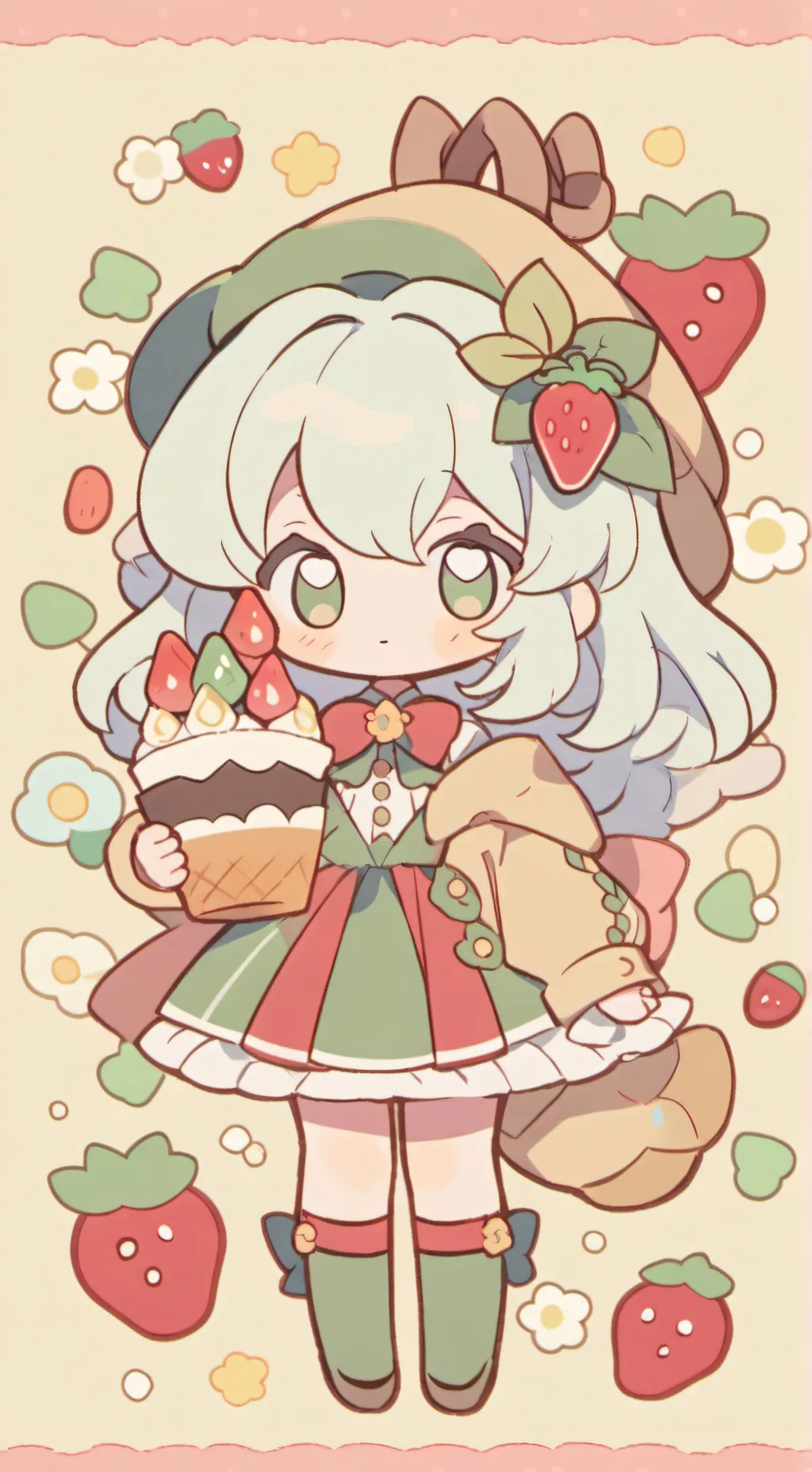 ai character: Cosmo x sprout sus background