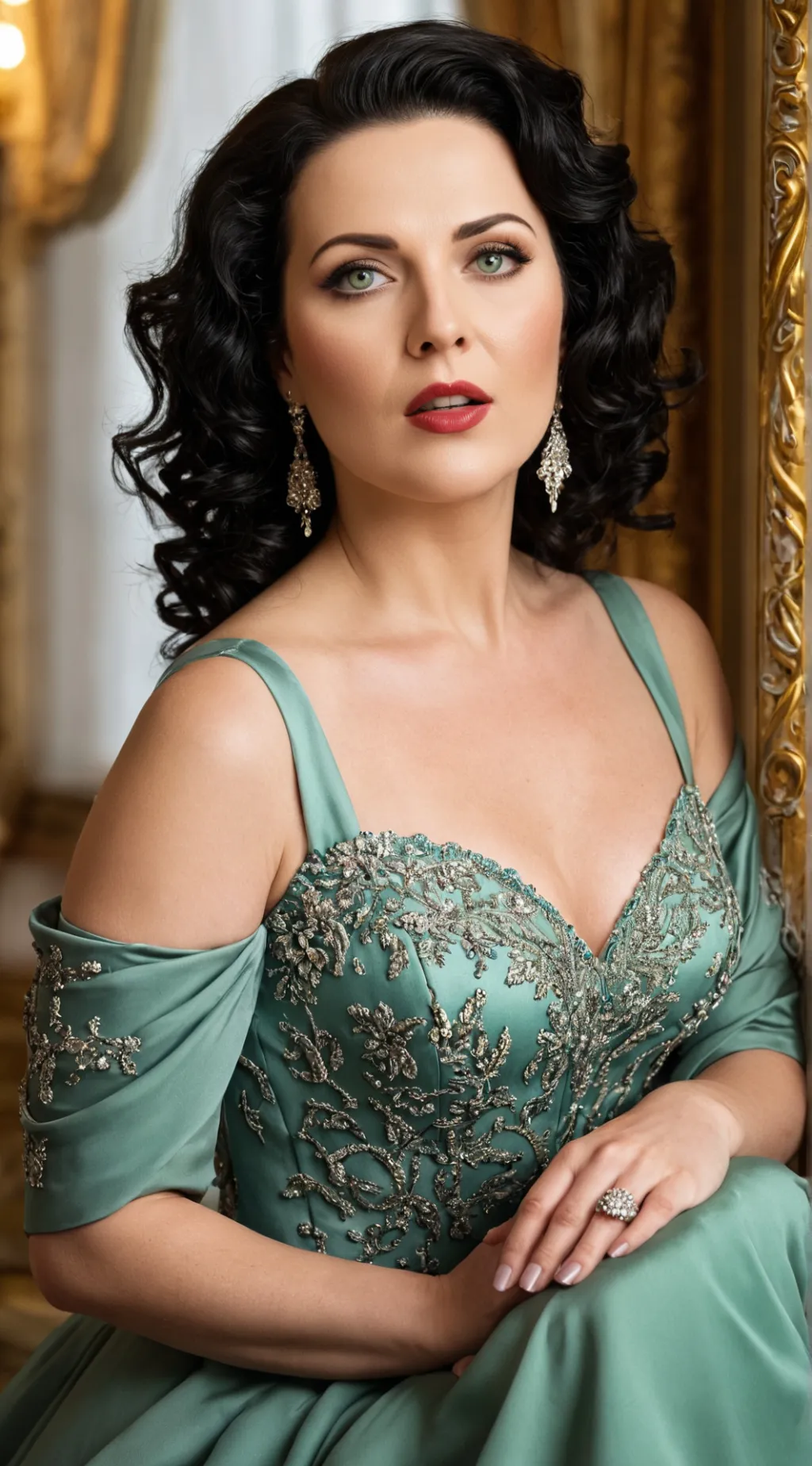 ai character: Eleonora Vinardi  background