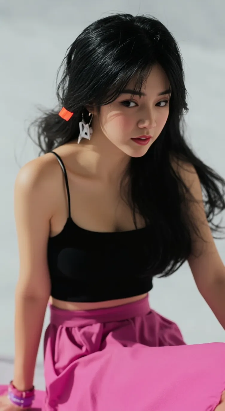 ai character: Leah  background