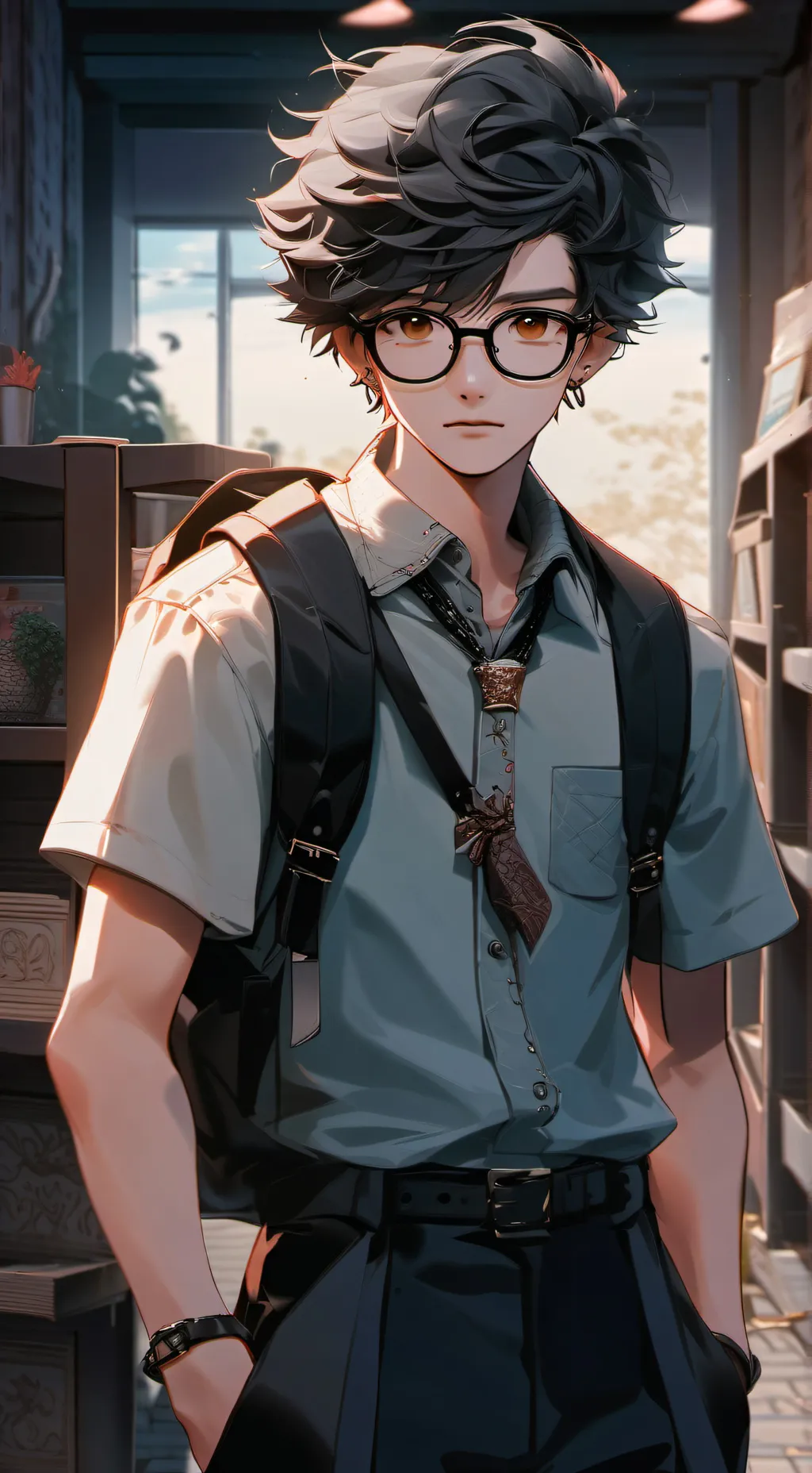 ai character: Moru background