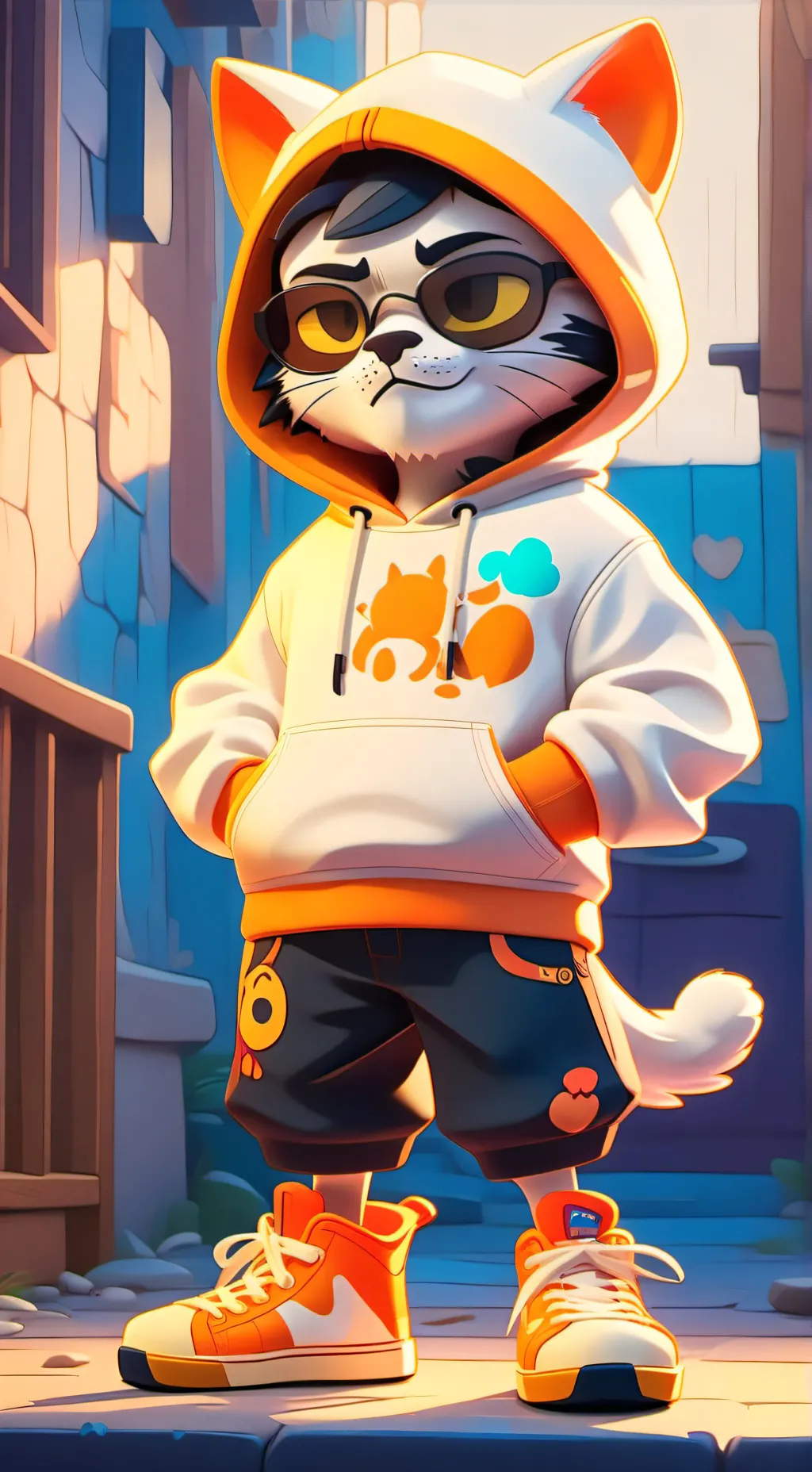 ai character: meow gaoler background