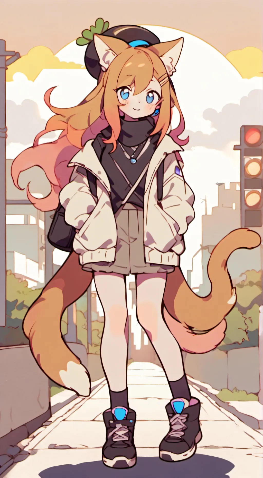 ai character: niiku  background