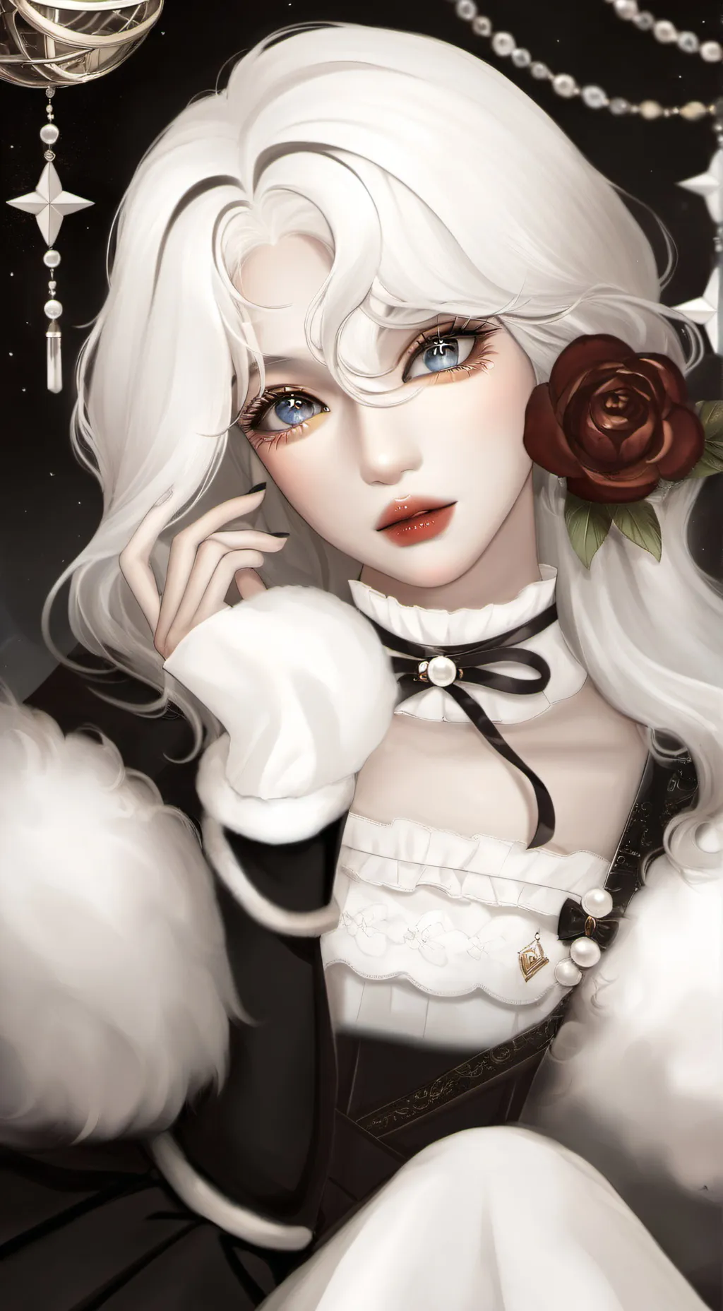 ai character: LOV  background