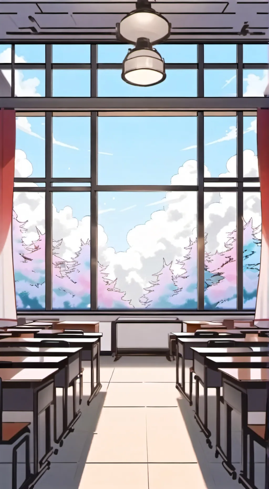 ai character: middle school  background