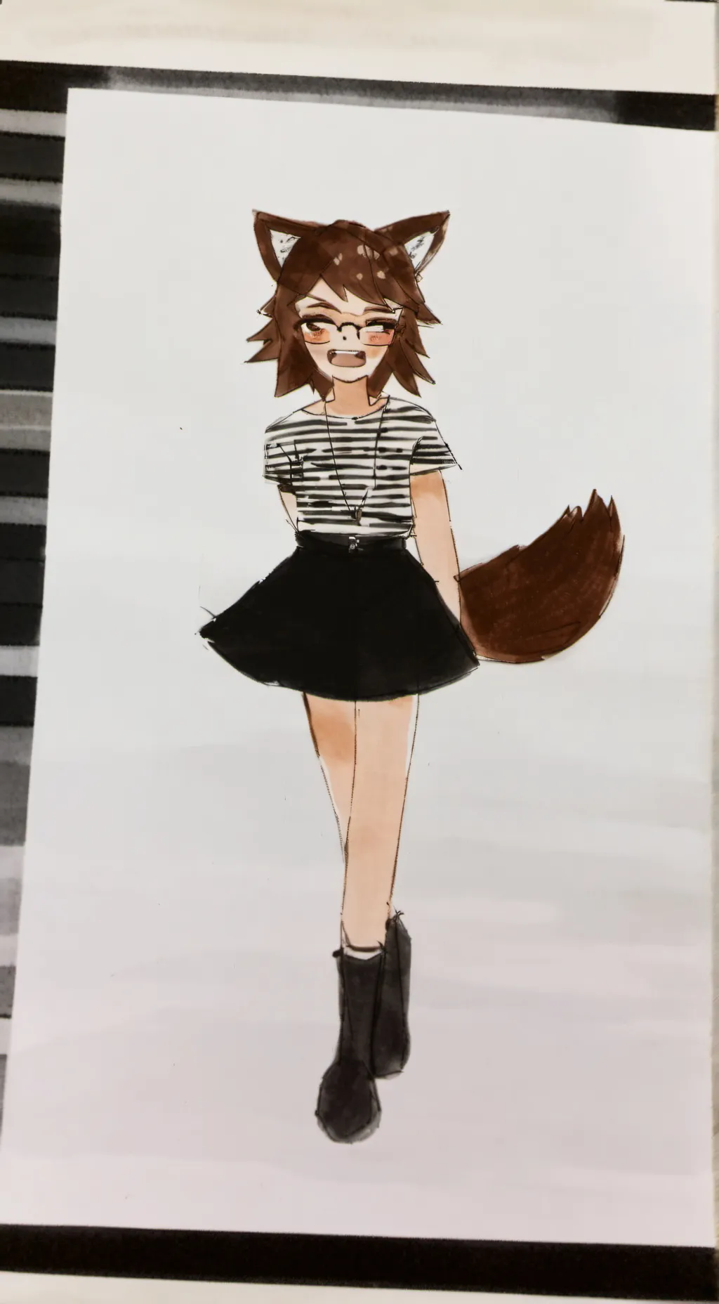 ai character: Amber♡☆ background