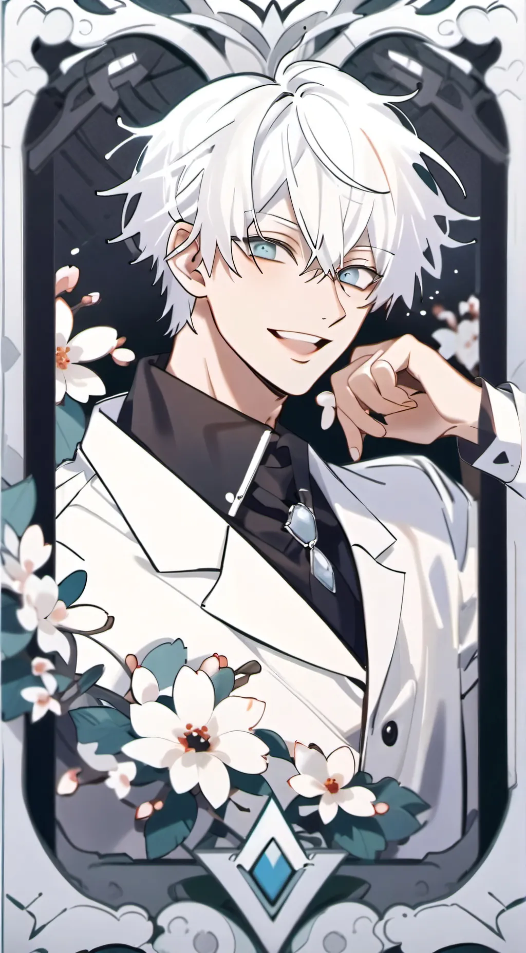 ai character: cesar background