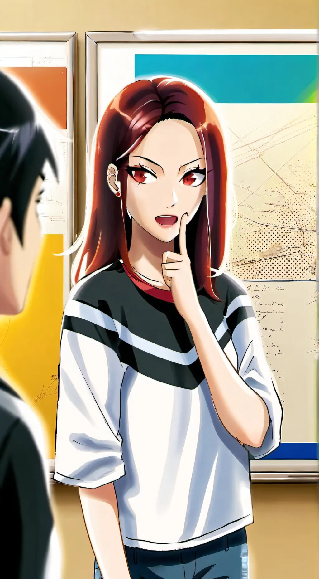 ai character: huntrix School background