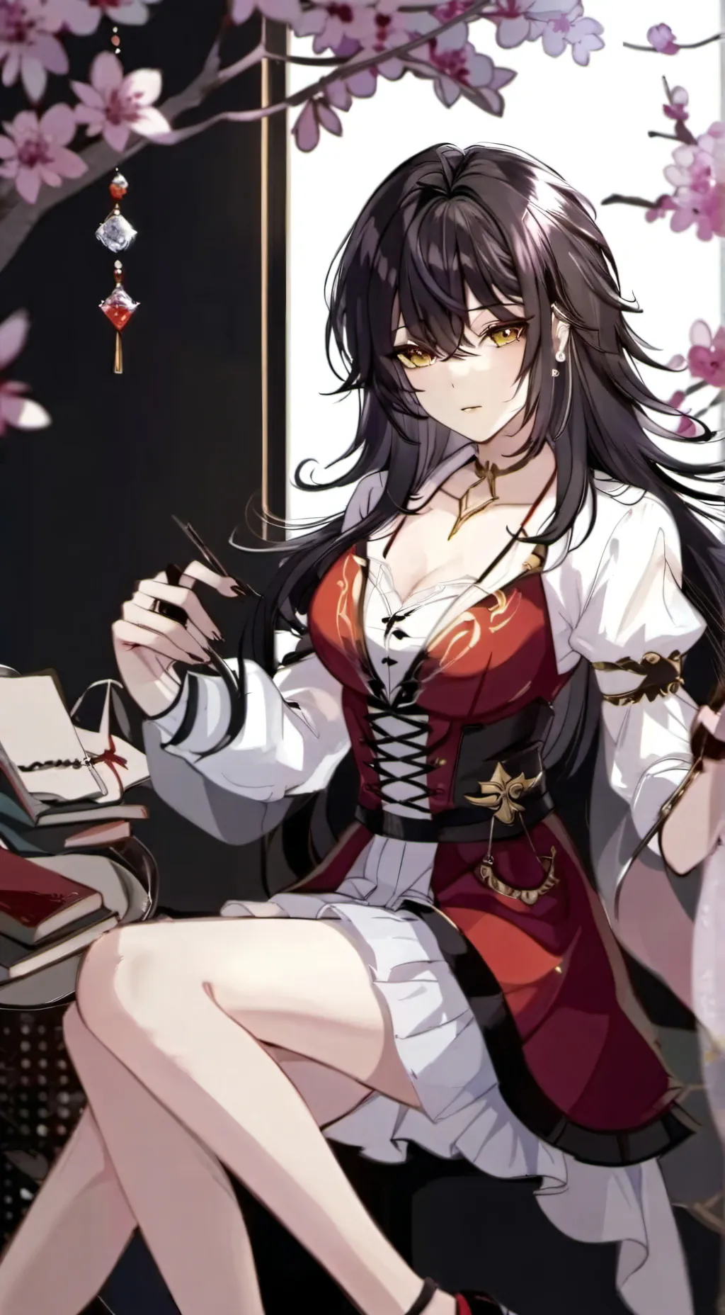 ai character: bakugo???  background