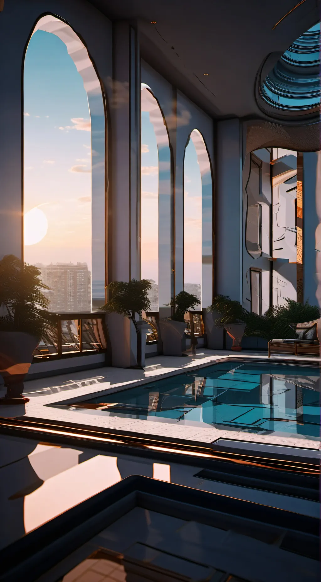 ai character: Class 1-A hotel background