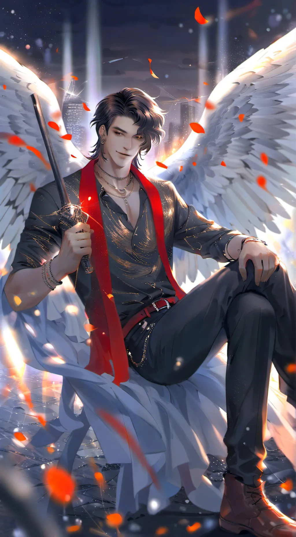 ai character: tu angel background