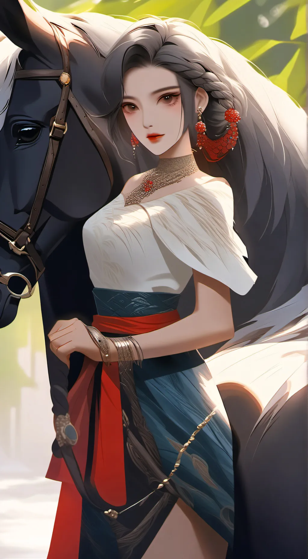 ai character: Maria  background