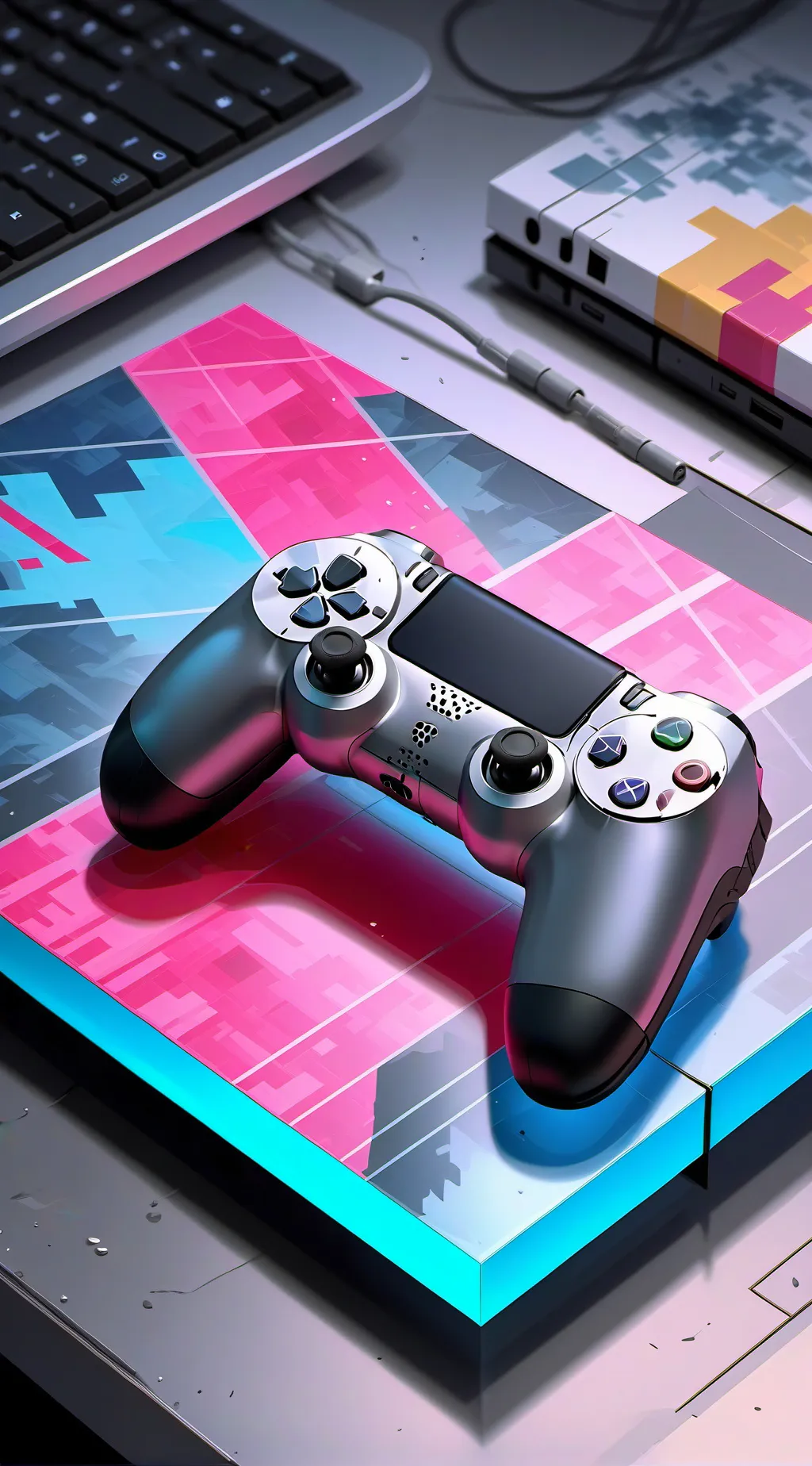 ai character: console maker sim background