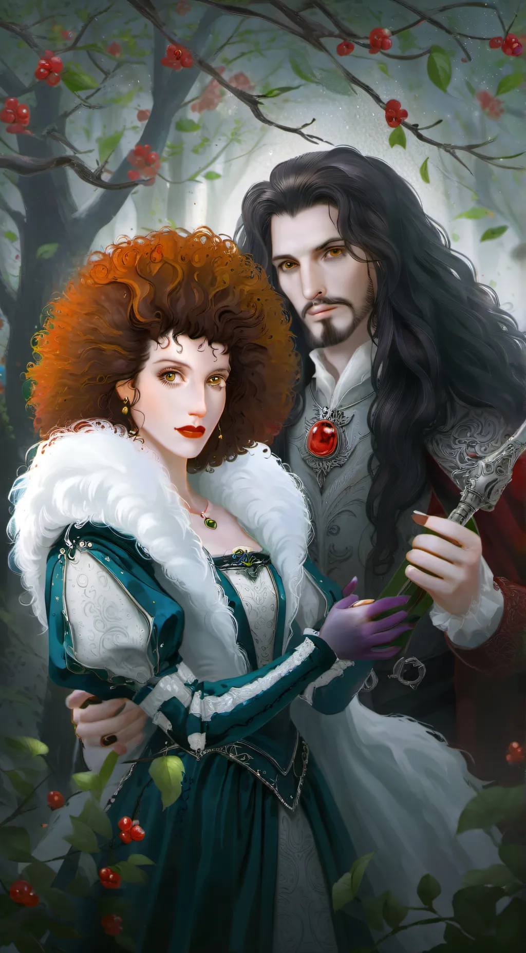 ai character: Brian and anita  background