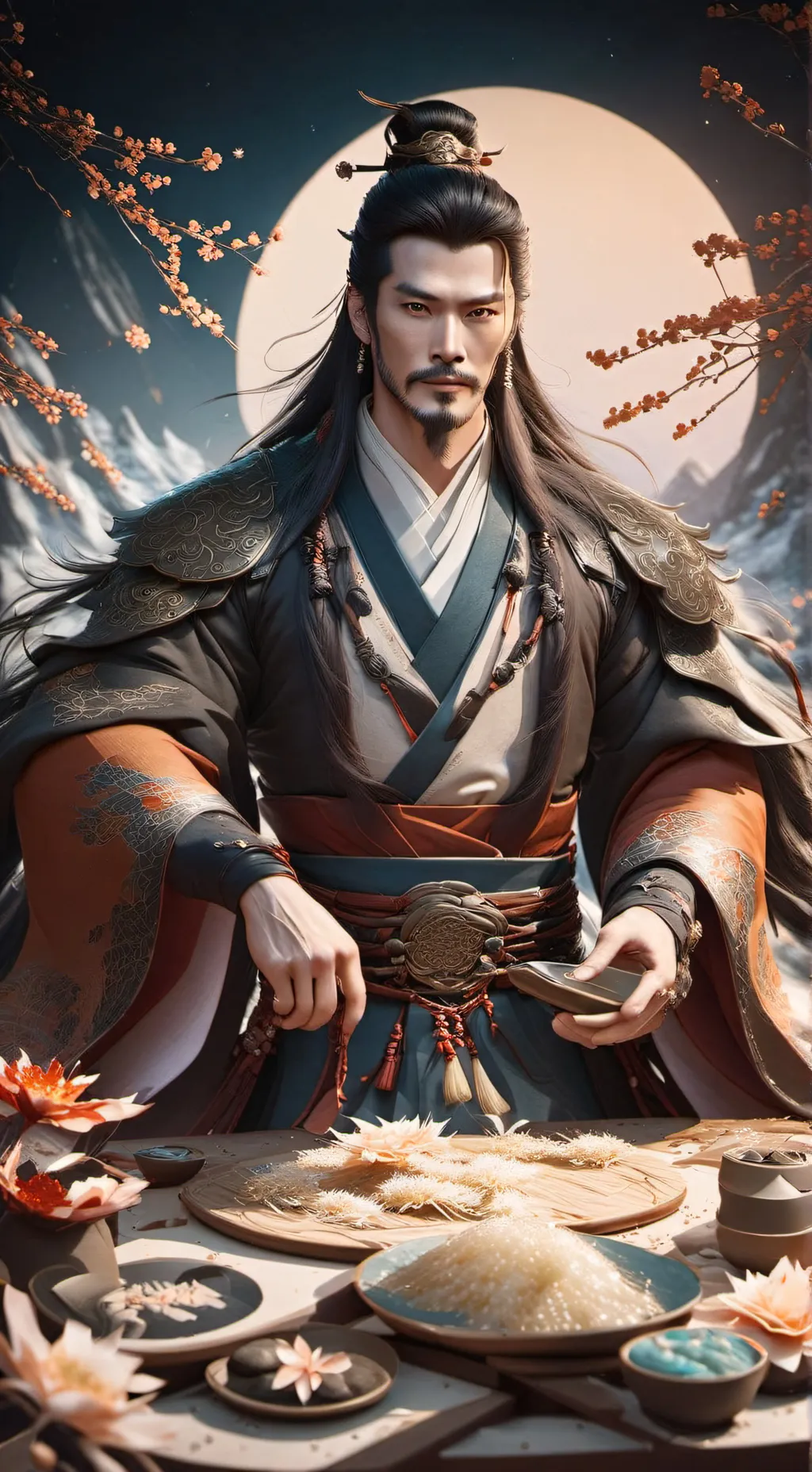 ai character: Hao Jing background